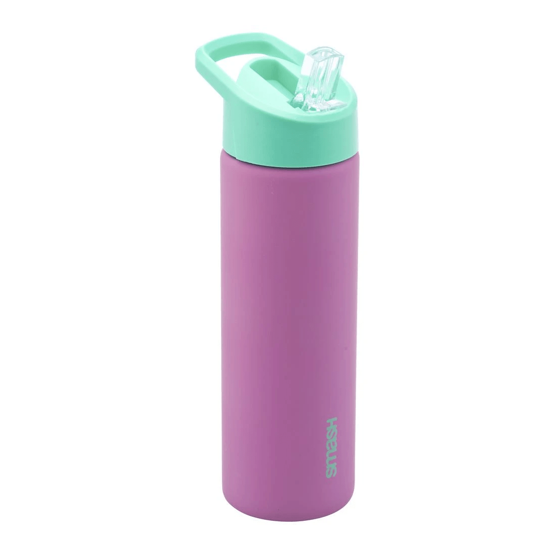 2 Smash Blue Stainless Steel Sipper Bottle Pink/Green 750mL, 2 of 3