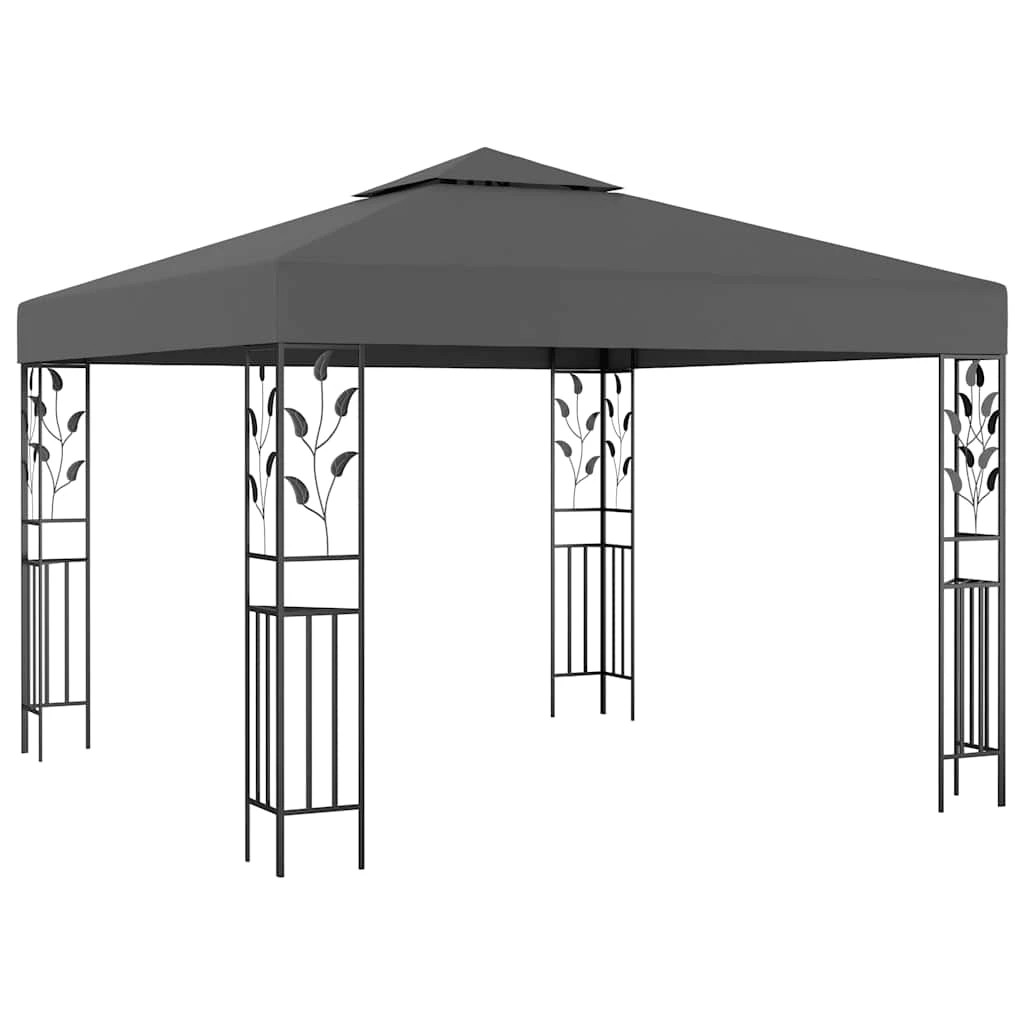 1 vidaXL Gazebo UV-resistant materials - Grey, 1 of 5