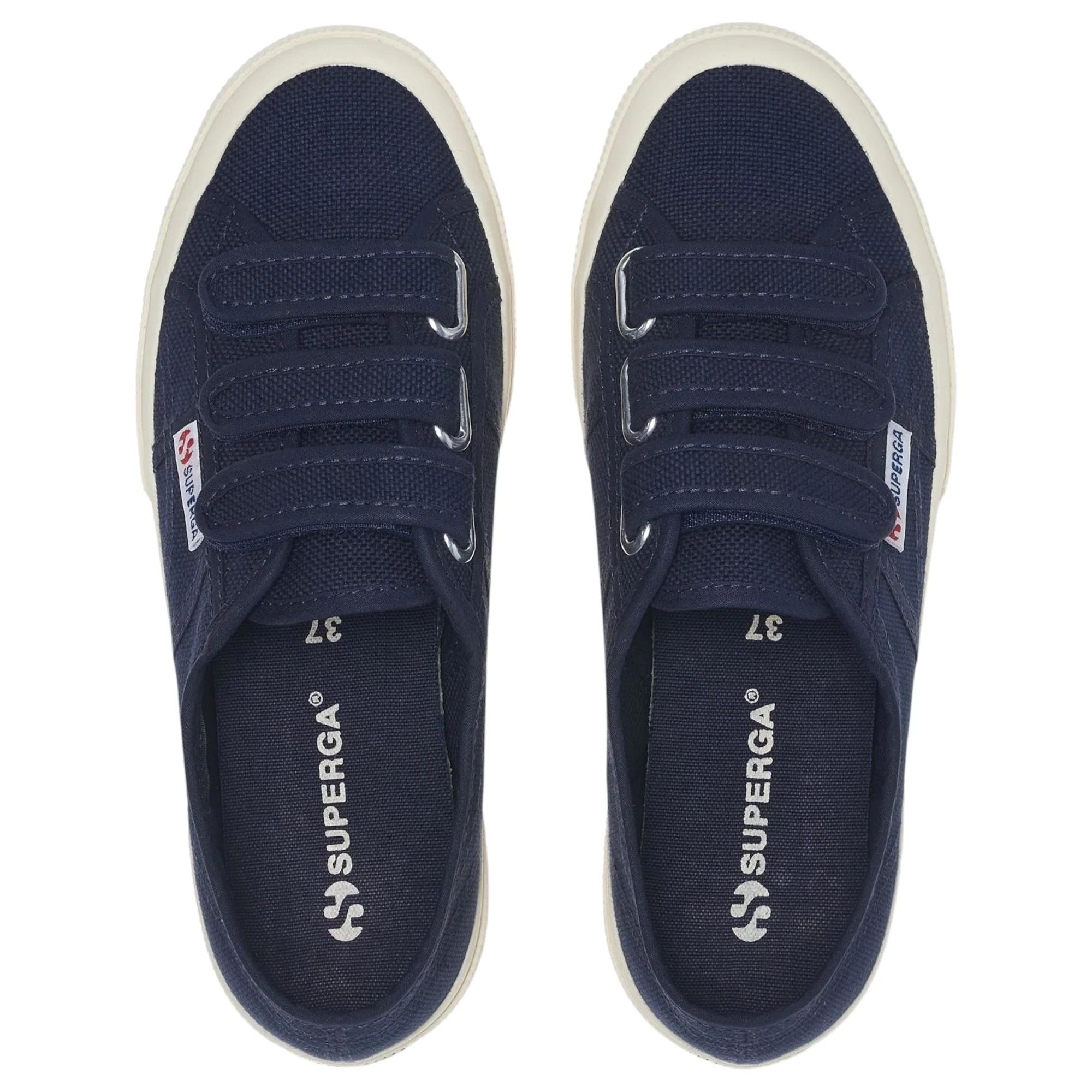 5 Superga Unisex 2750 Cotu 3 Strap Navy Casual Shoes NAVY, 5 of 5