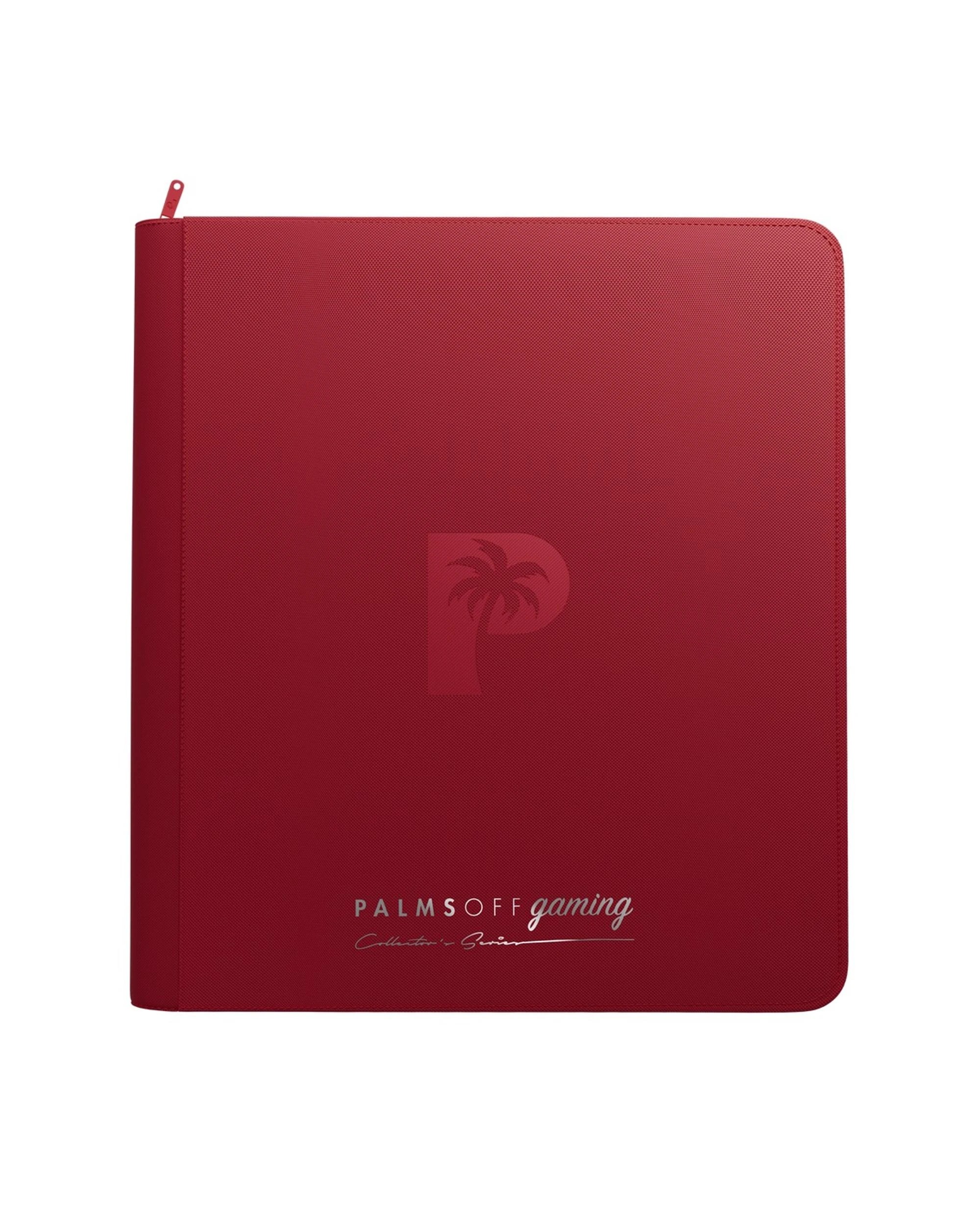 7 Palms Off Gaming Collector's Series 12 Pocket Zip Binder - Red, 7 of 8