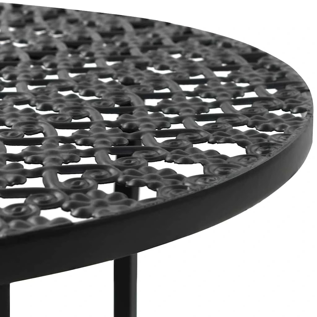 3 vidaXL Bar table Ample Storage - Black, 3 of 6