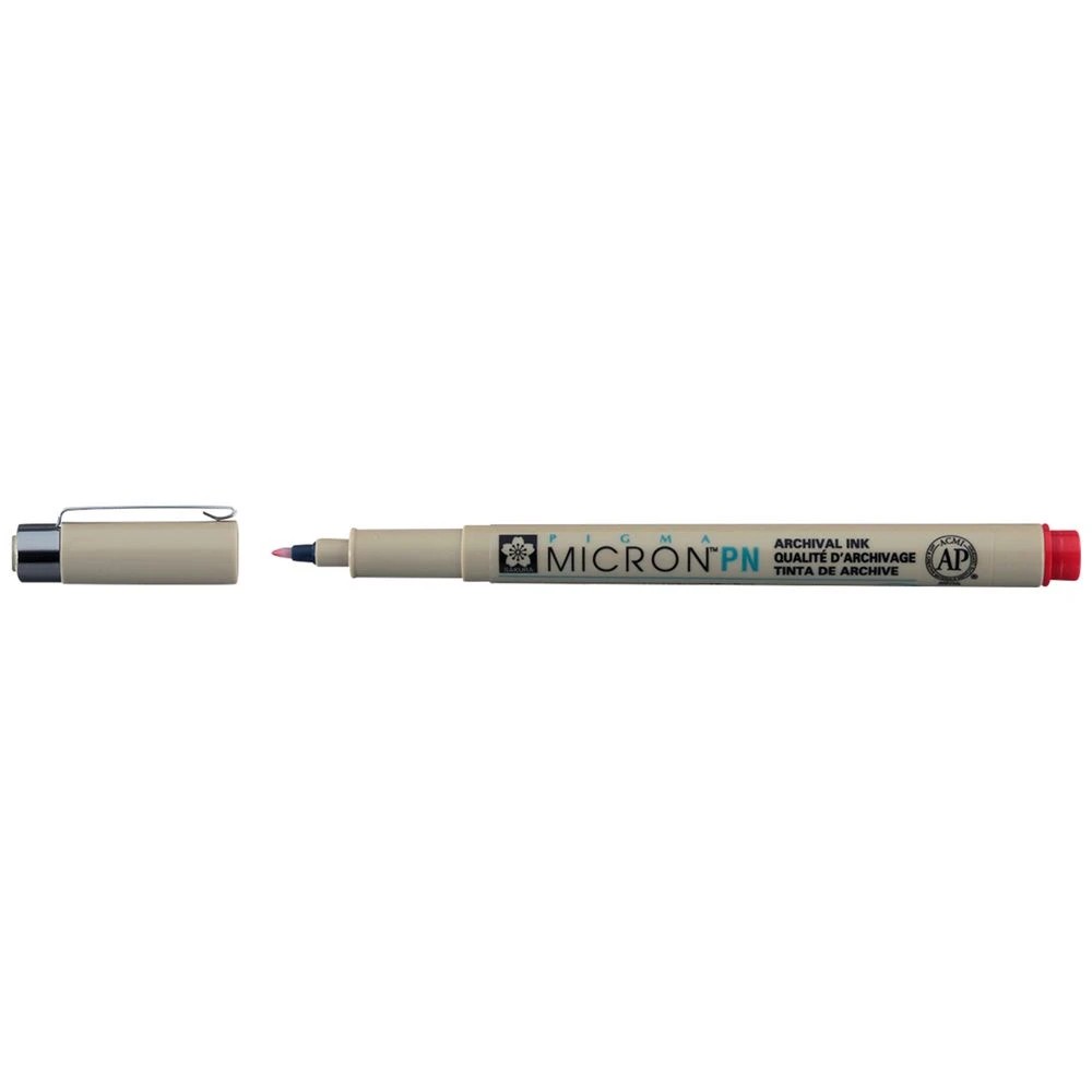1 Sakura Pigma Micron PN Red, 1 of 3