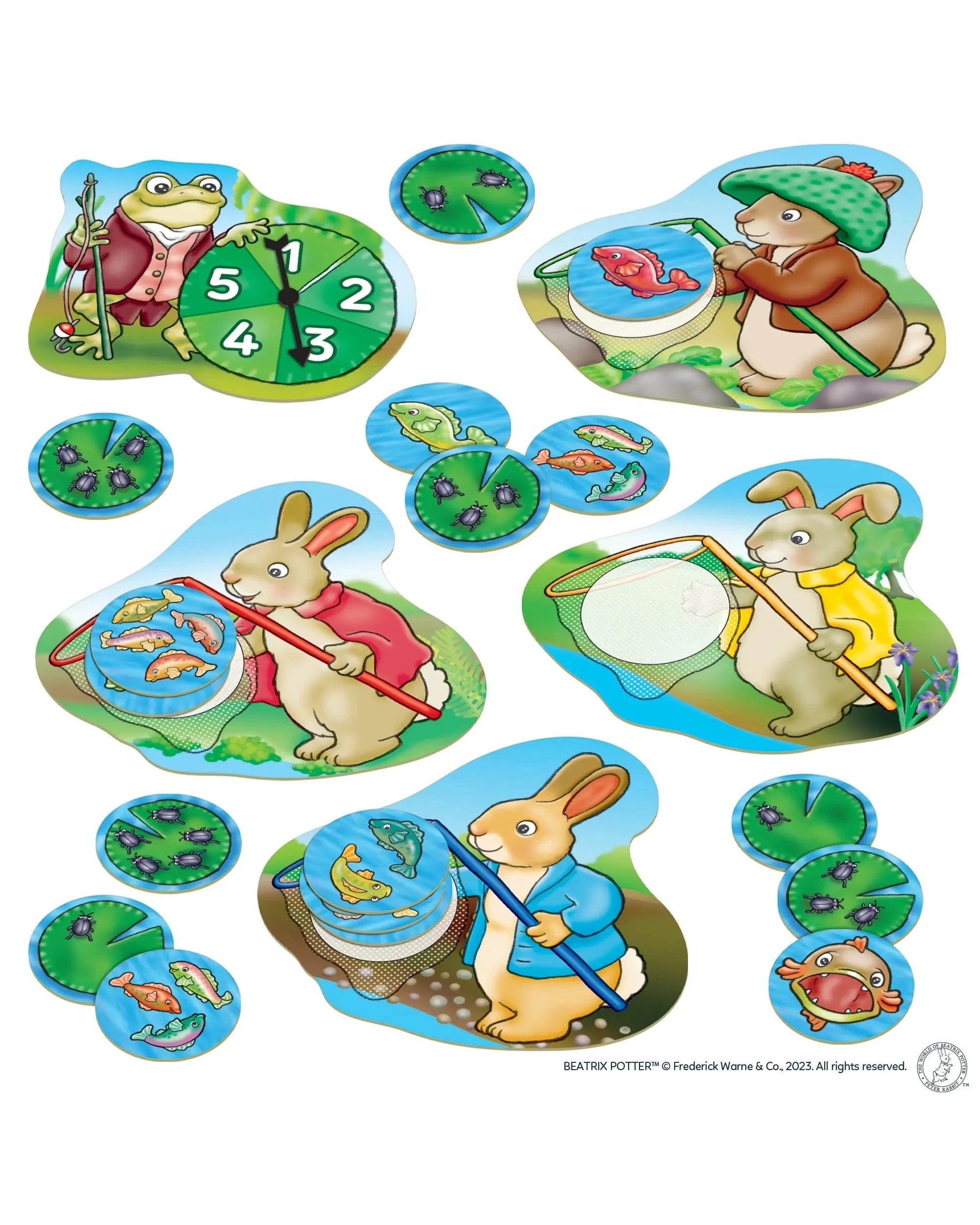 2 Peter Rabbit Fish and Count Game, 2 of 6
