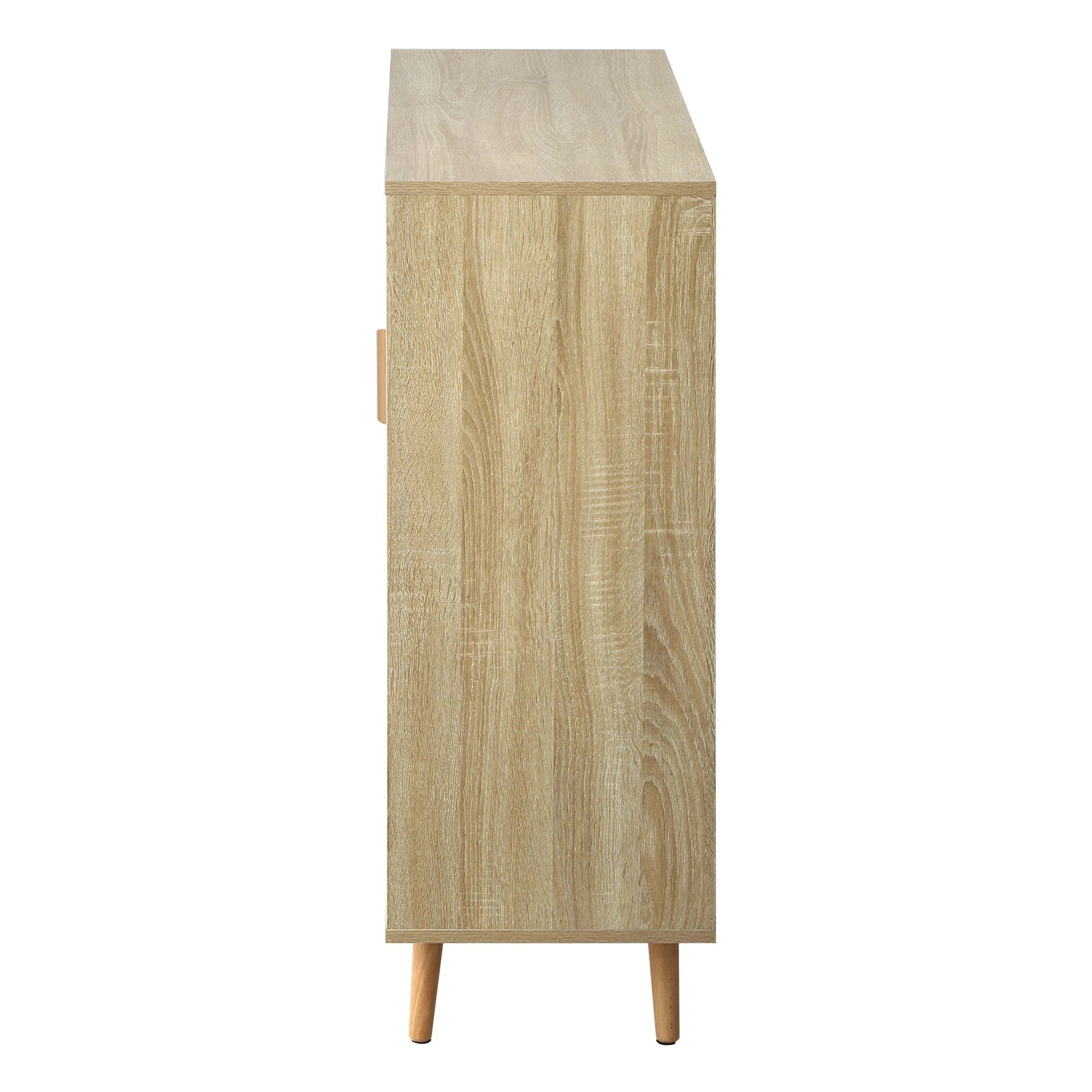 7 Oikiture Shoe Cabinet Storage Organiser Shoes Rack Sideboard Shelf Cupboard
 - Natural, 7 of 9