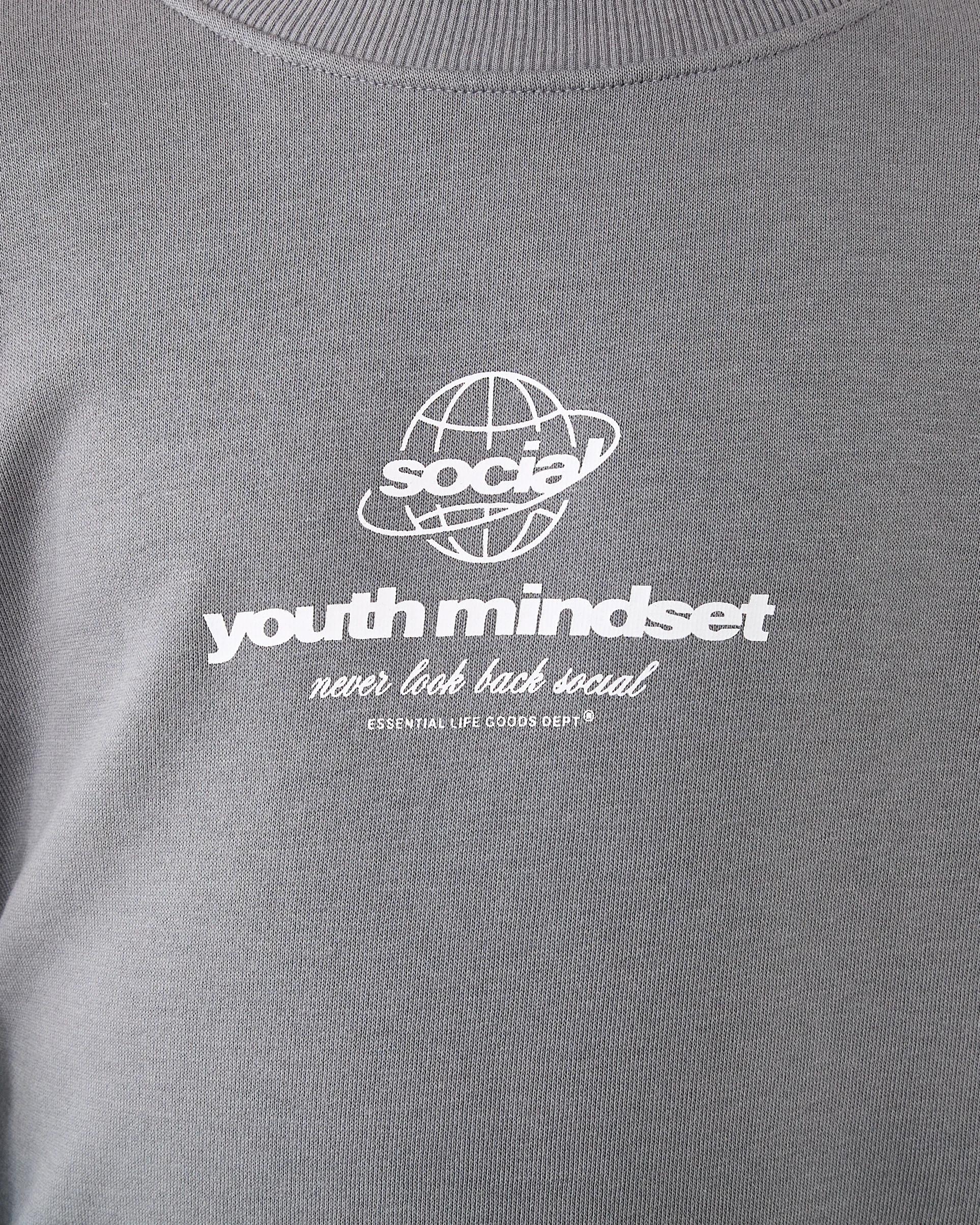 5 Oversized Washed Crew Neck Sweatshirt Yth Ombre, 5 of 8