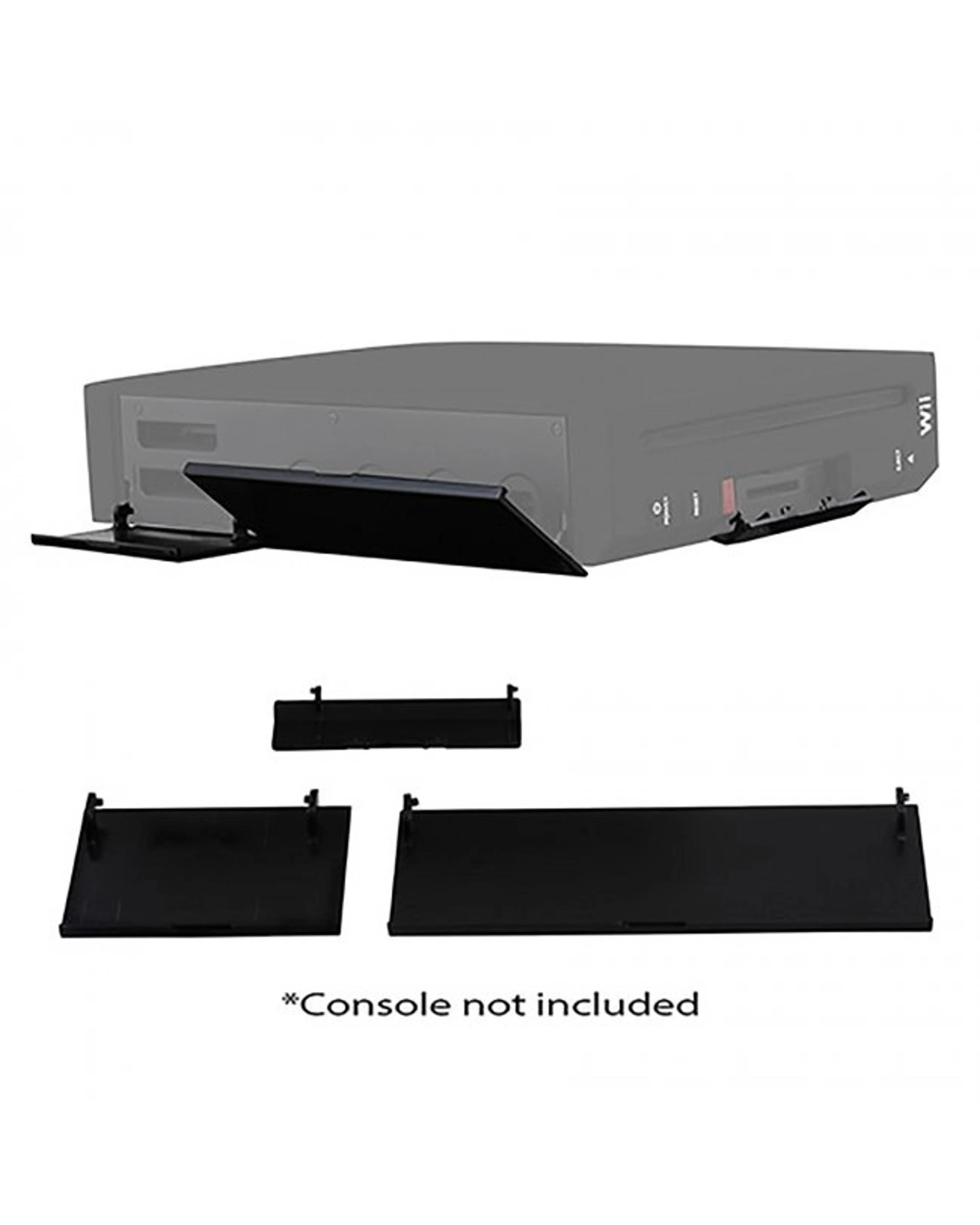 2 TTX Tech Wii Console Door Replacements - Black, 2 of 2