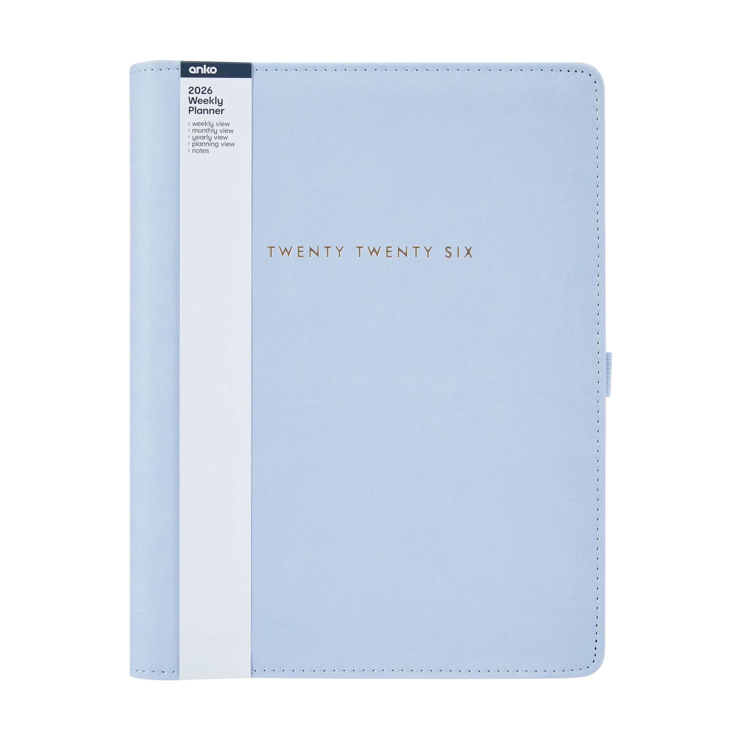 7 2026 Weekly Planner - Blue, 7 of 8