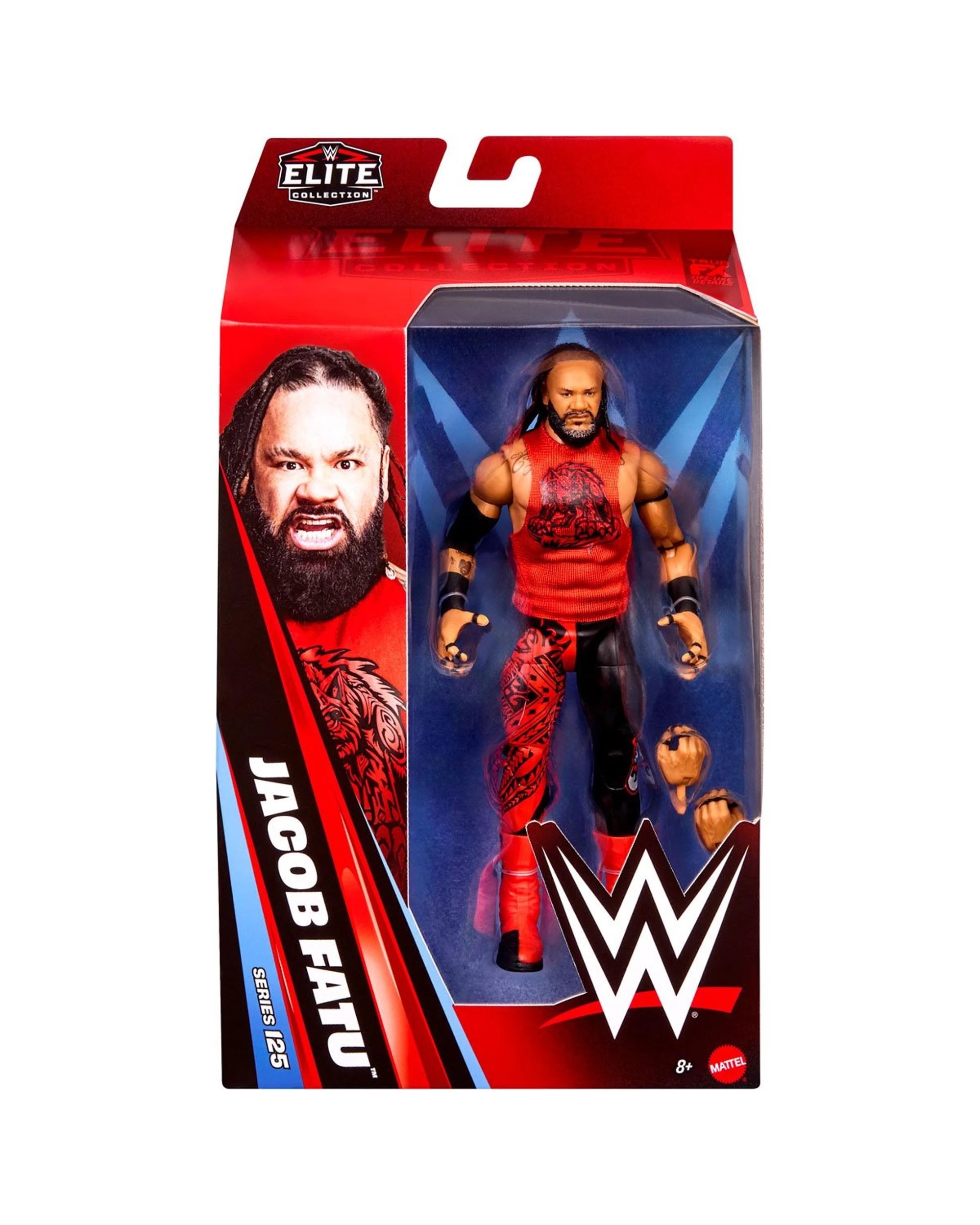 1 WWE Elite Collection Series 125 Jacob Fatu Action Figure, 1 of 8