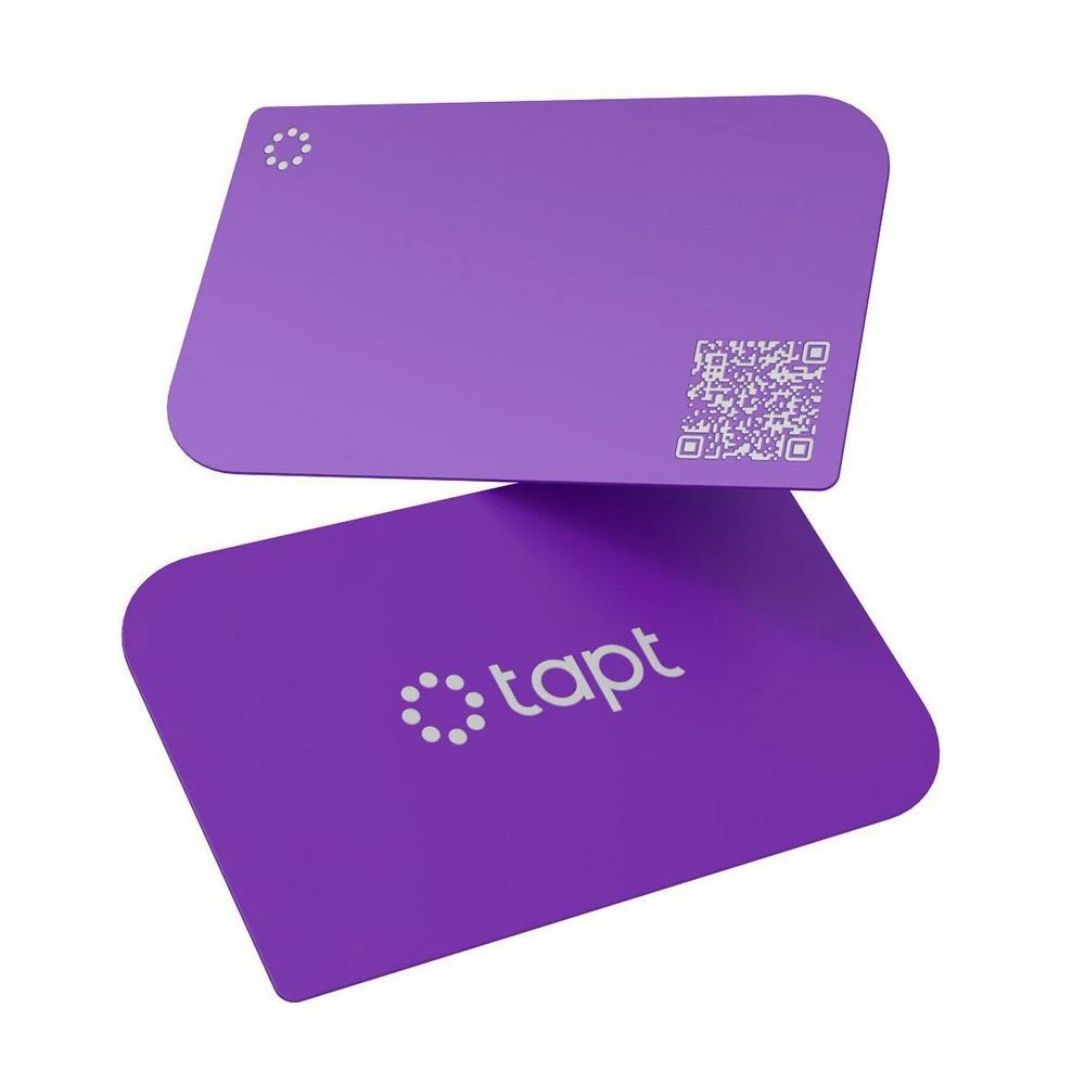 2 Tapt Lite Digital Business Card Purple, 2 of 2