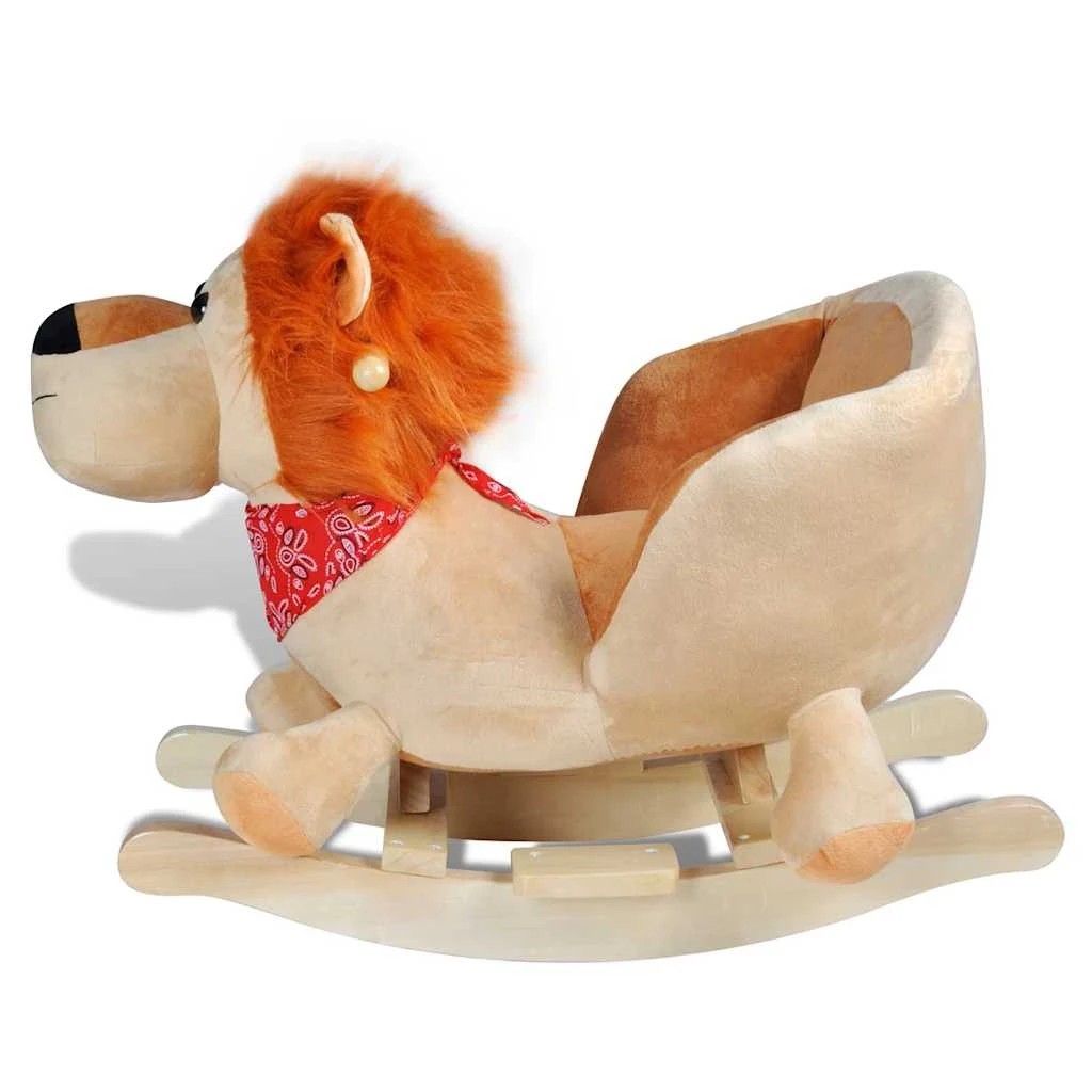 2 Vidaxl Rocking Animal Ride-on Toy - Beige, 2 of 2