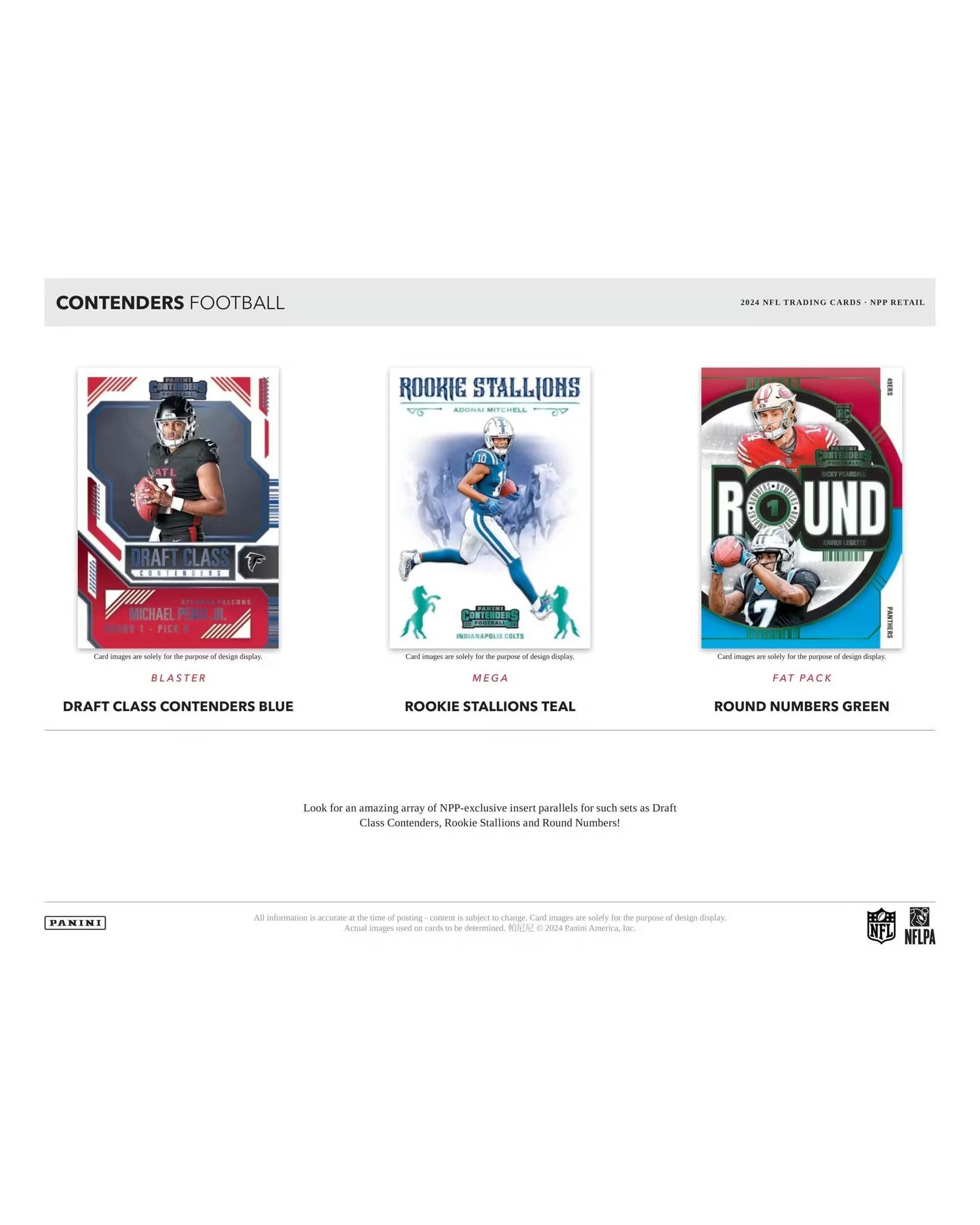 5 Panini 2024 NFL Contenders Football Blaster Pack, 5 of 6