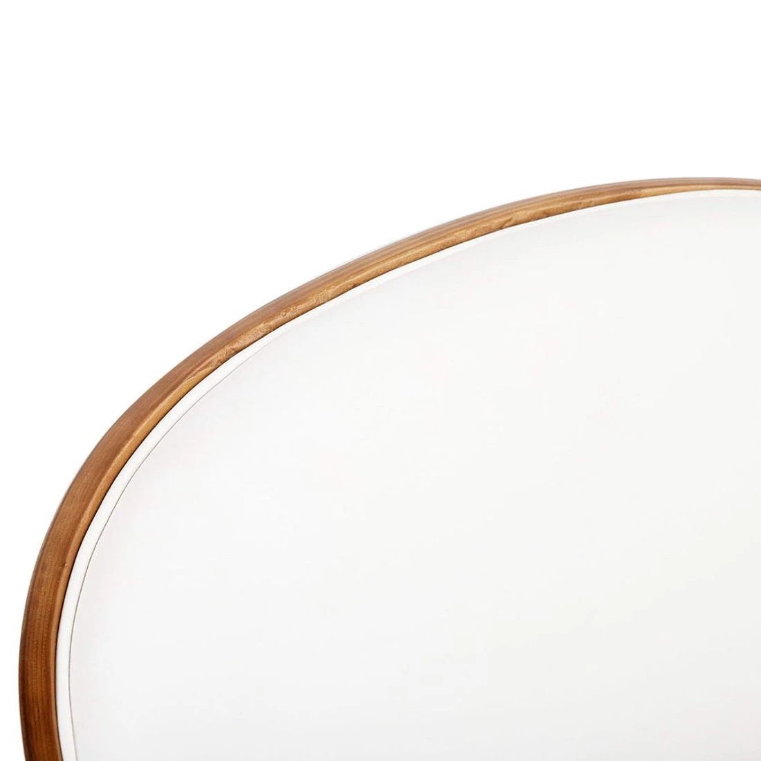 7 Artiss Wooden Office Chair Leather Seat - White, 7 of 7