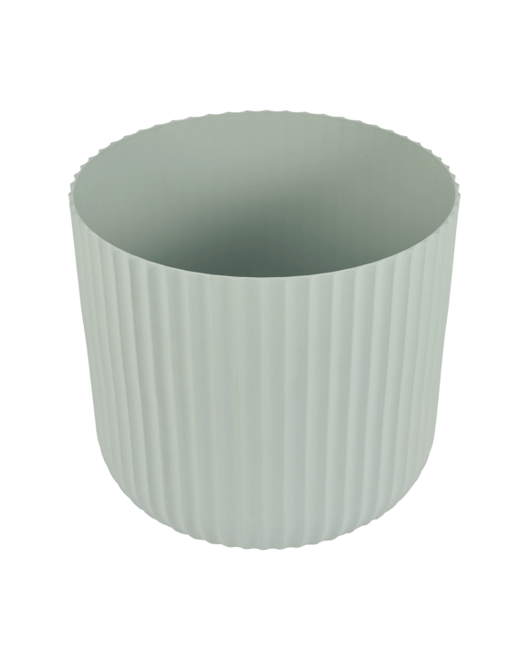 30cm Linear Plastic Pot - Sage