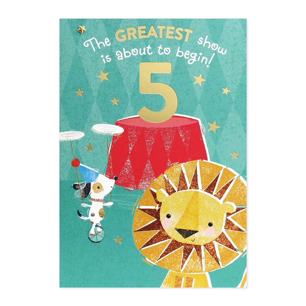 3 Connections from Hallmark 5th Birthday Card - Circus, 3 of 3