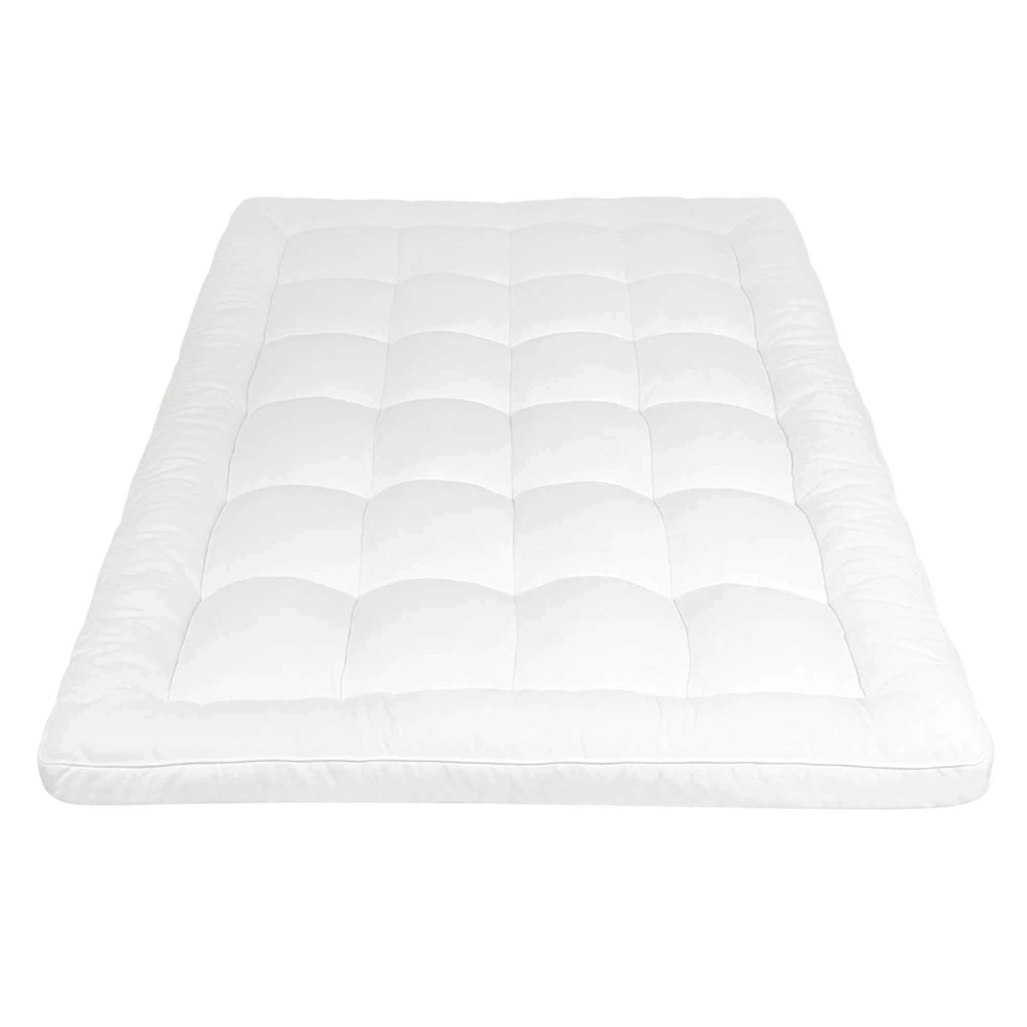 2 Dreamz Bedding Mattress Topper Pillowtop Cover Protector Machine Washable Single, 2 of 9
