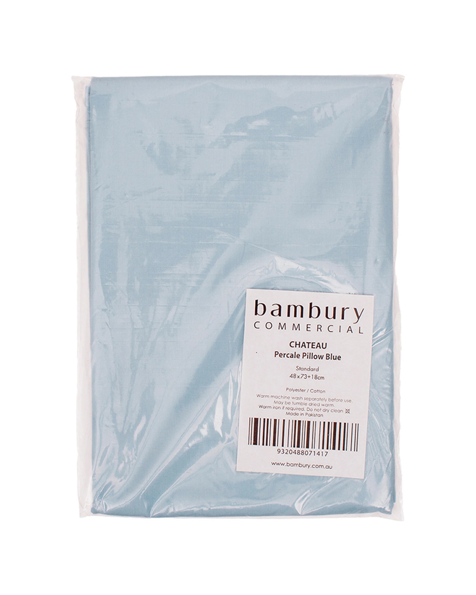 2 Bambury Home Living Decorative Std Chateau Pillowcase Woven - 48 x 73cm - Blue, 2 of 4