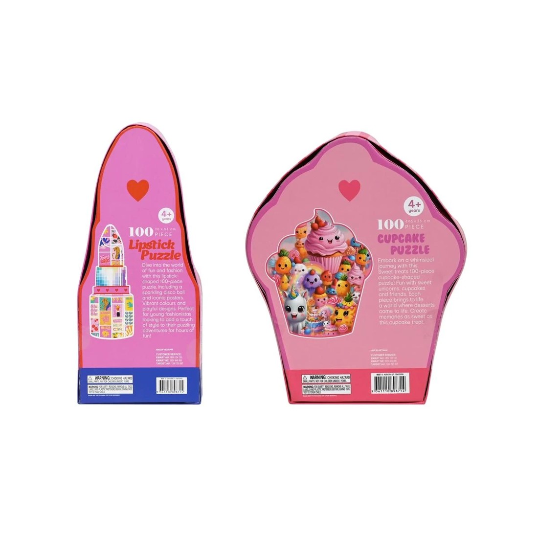 10 100 Piece Cupcake and Lipstick Puzzles - Assorted, 10 of 10