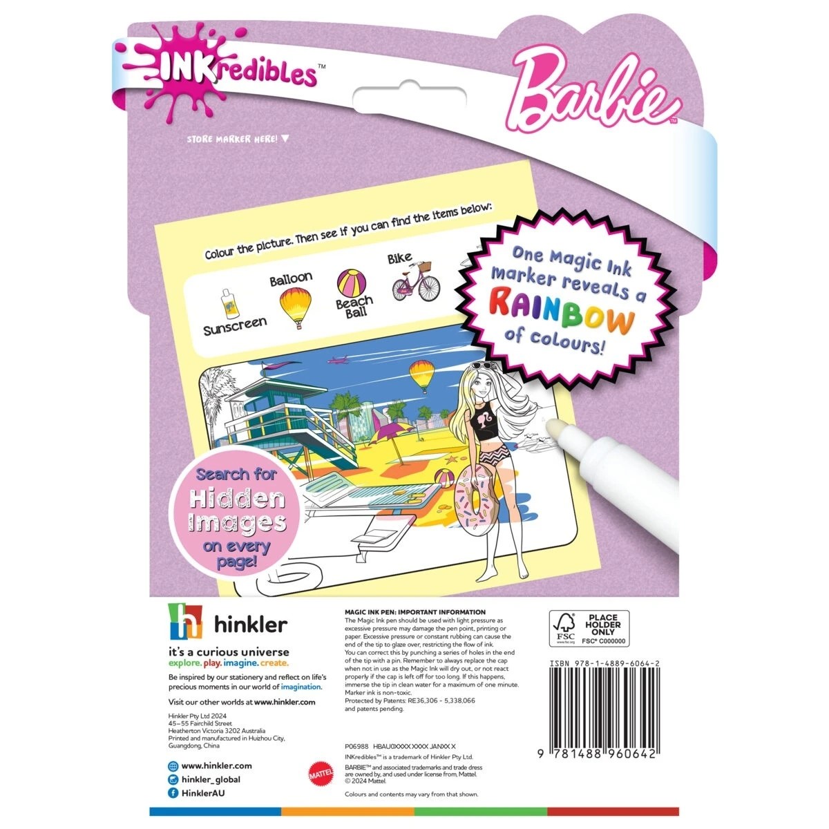 5 INKredibles Barbie Magic Ink Pictures - Book, 5 of 5