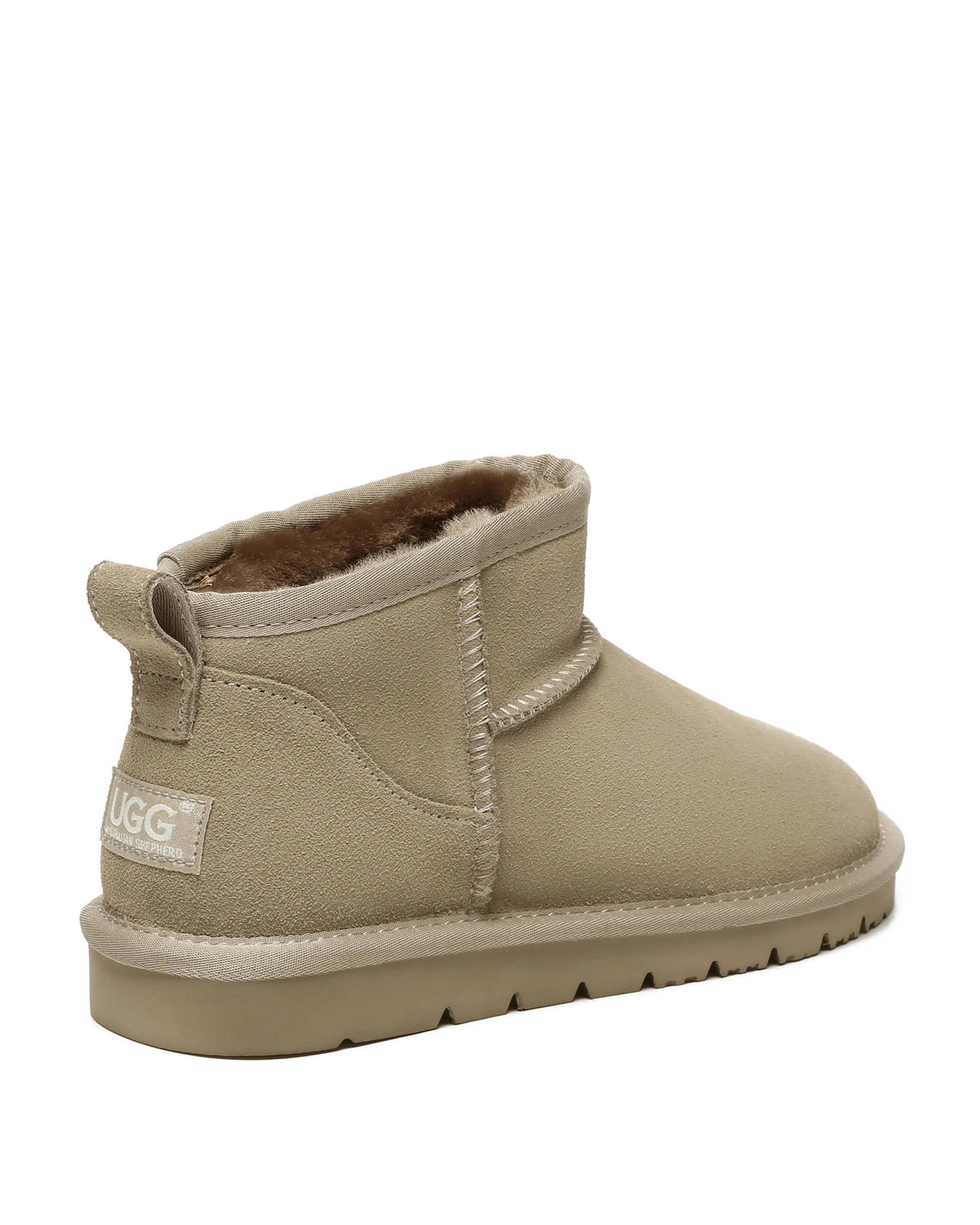 3 Australian Shepherd UGG Unisex Julia Cow Suede Boots LIGHT BROWN, 3 of 5
