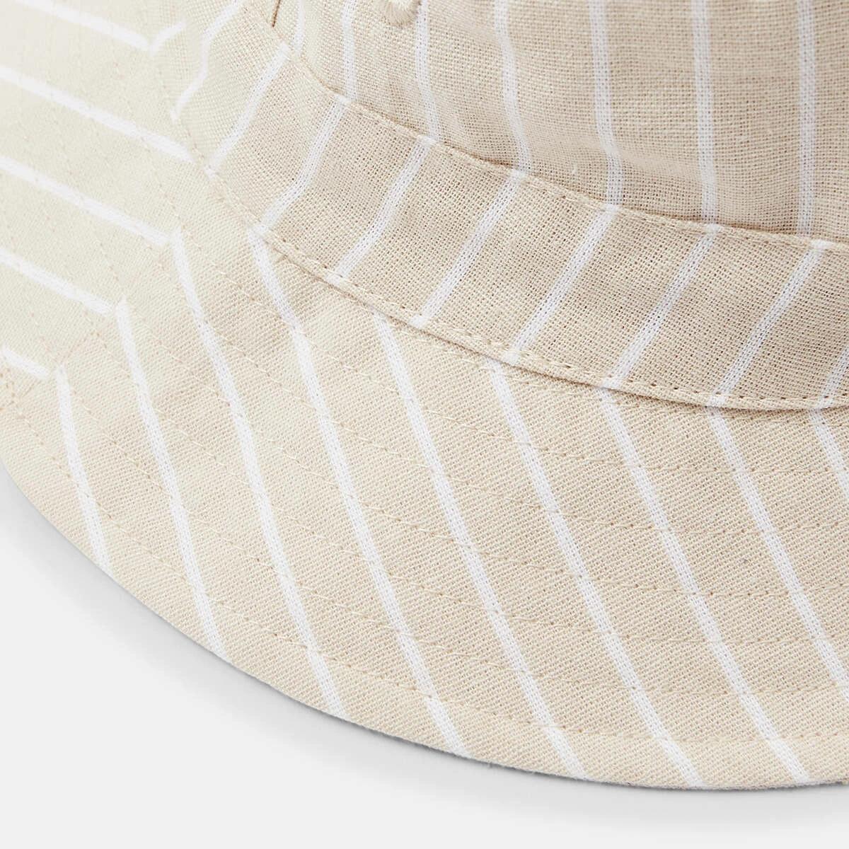 3 Baby Hat Beige Strp, 3 of 3