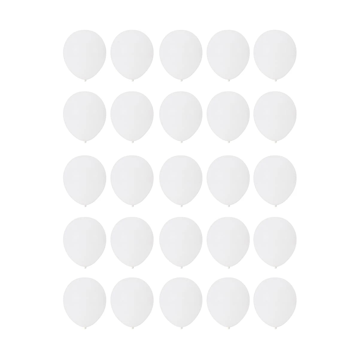 2 25 Pack White Balloons, 2 of 3