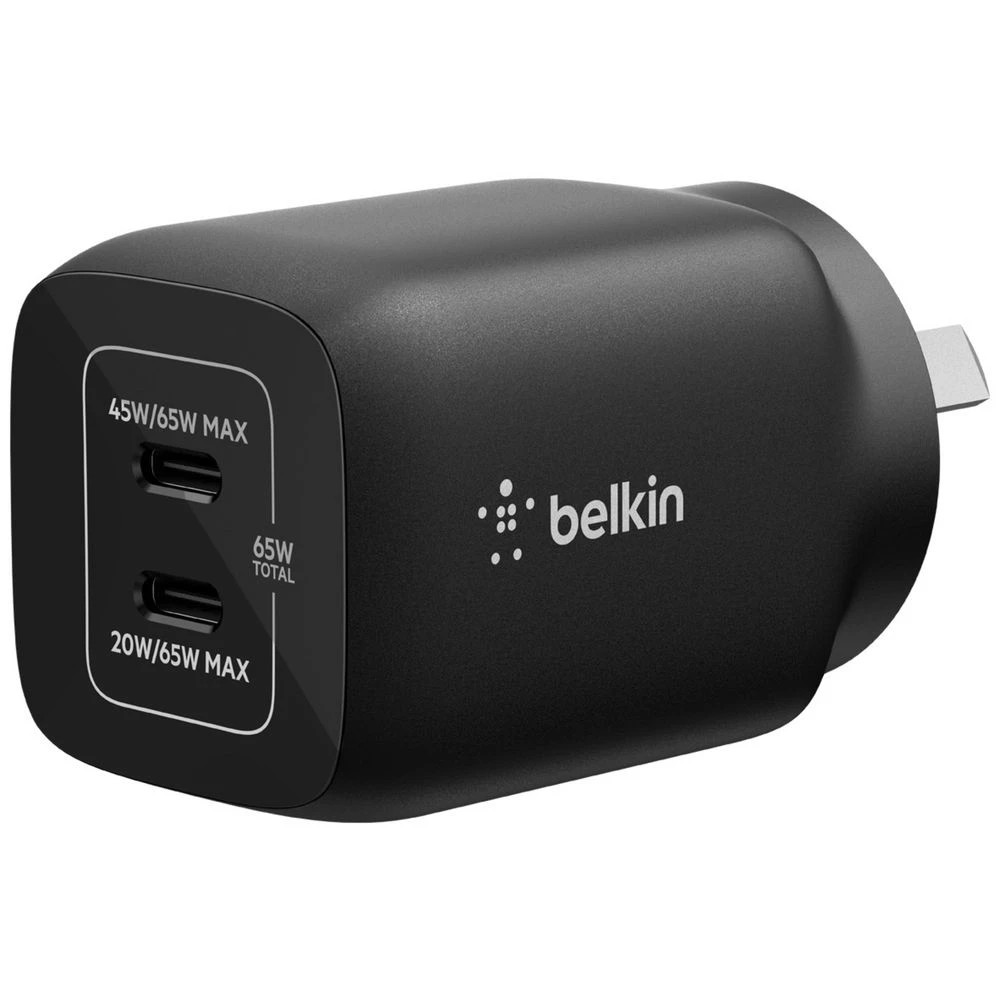 3 Belkin Dual USB-C GaN Wall Charger Nintendo Switch 2, 3 of 5