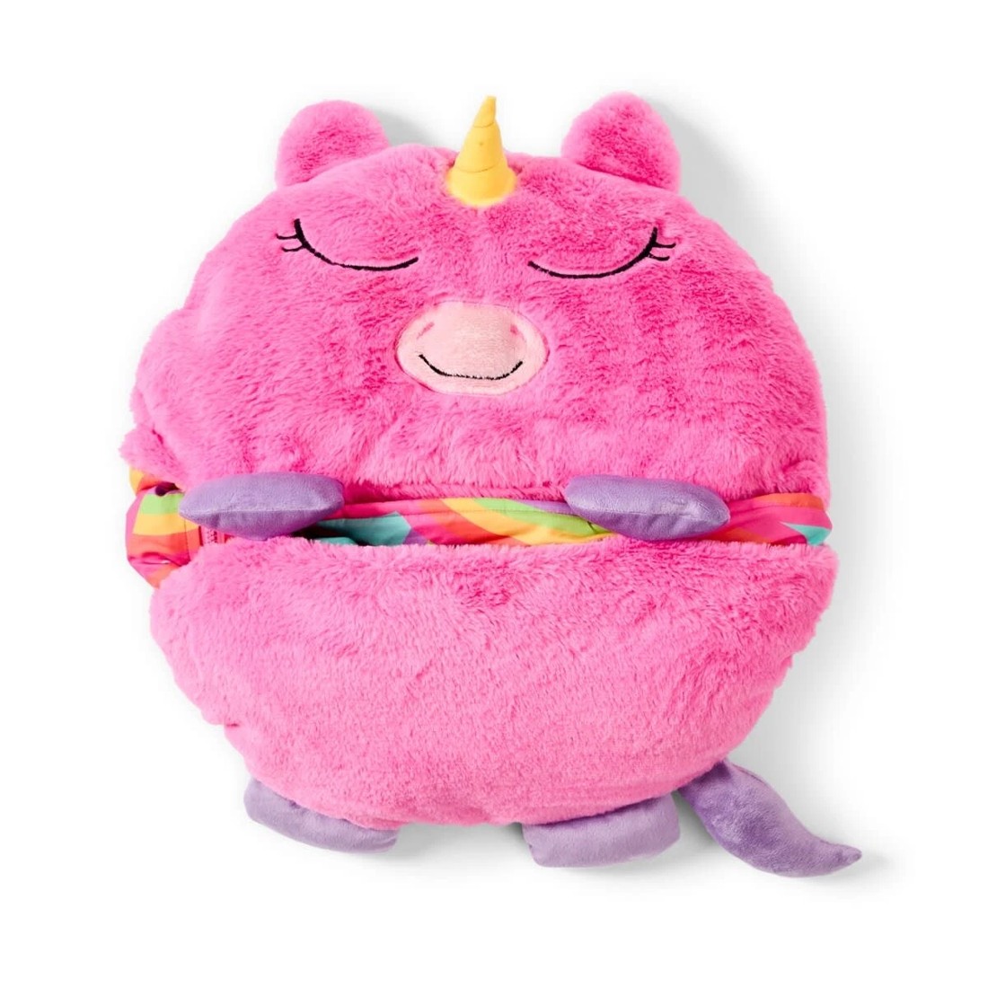 4 Plush Sleeping Bag - Unicorn, 4 of 10