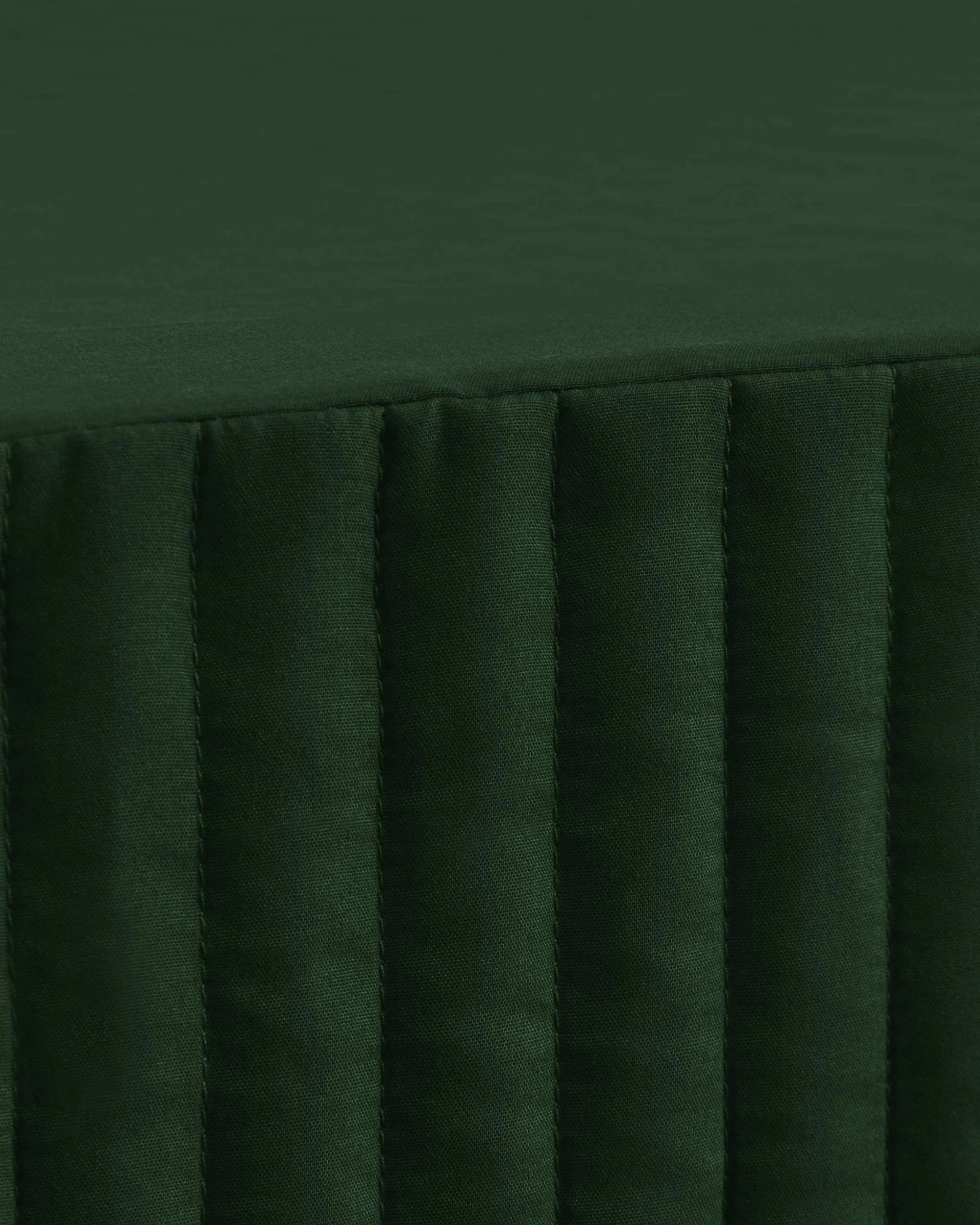 3 Dreamaker Quilted Valance - Single Bed - Eden Green, 3 of 5