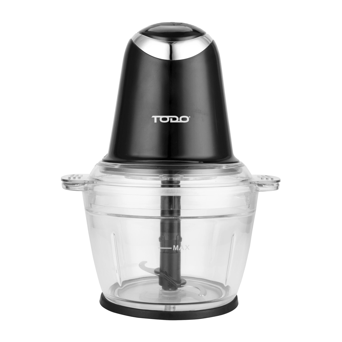 3 TODO 1L Food Chopper Processor Glass Bowl 2 Speed 200W Stainless Steel Blade, 3 of 6