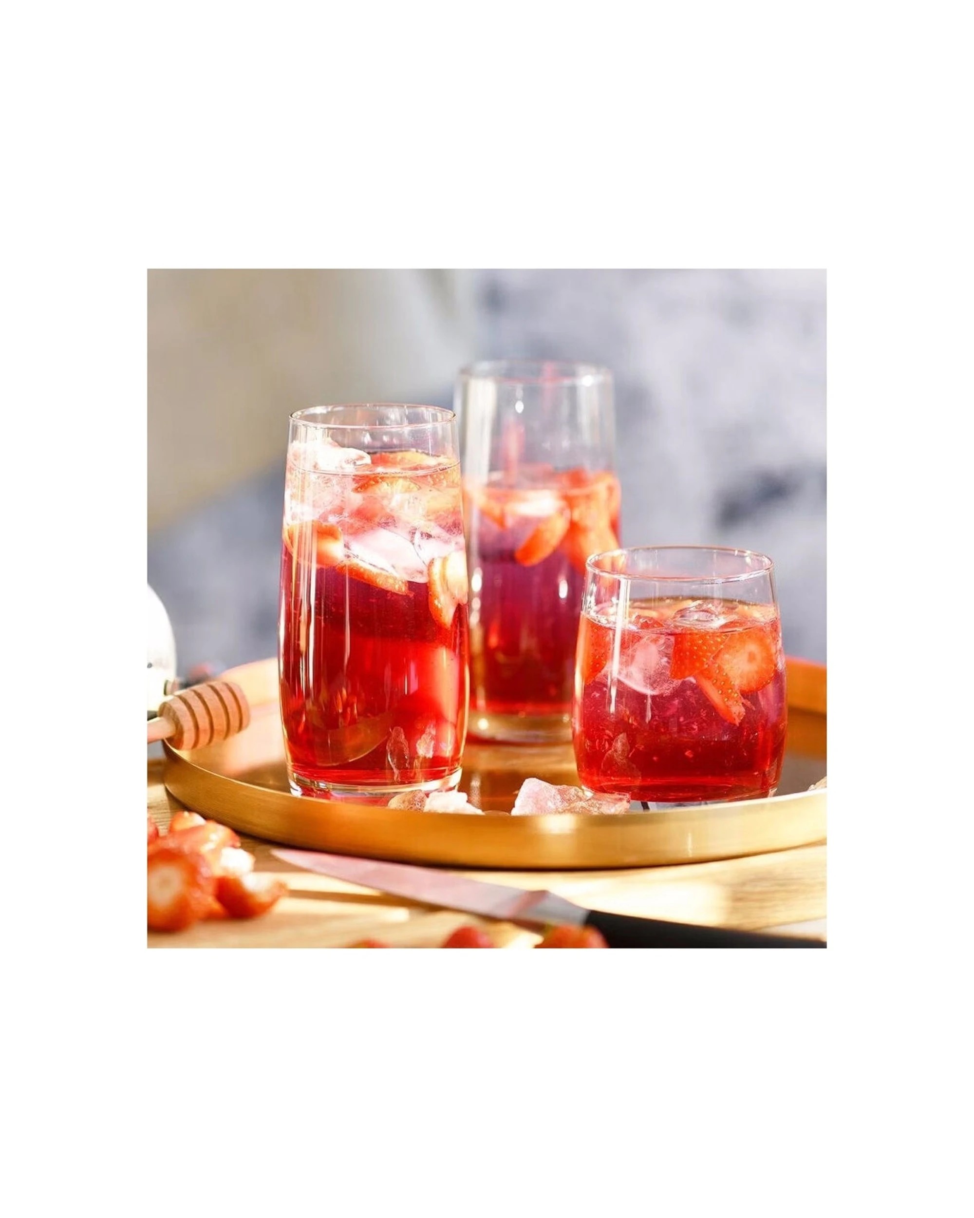 2 Krosno Blended Highball Glass Set of 6 410ml Dishwasher Safe Gift Boxed - Plain, 2 of 5