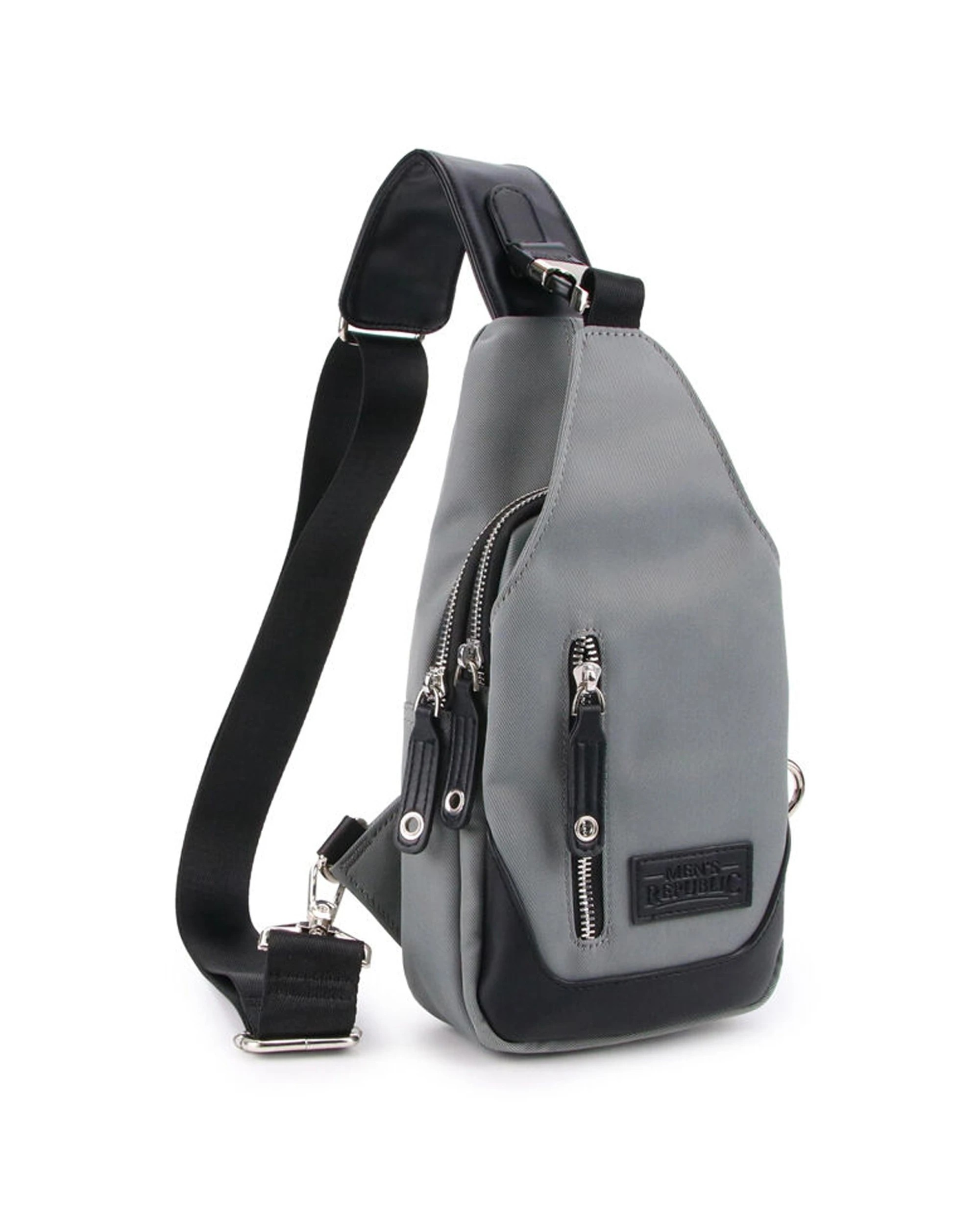 2 Mens Republic Nylon Single Strap Backpack Crossbody Bag Durable Design - Multi, 2 of 7