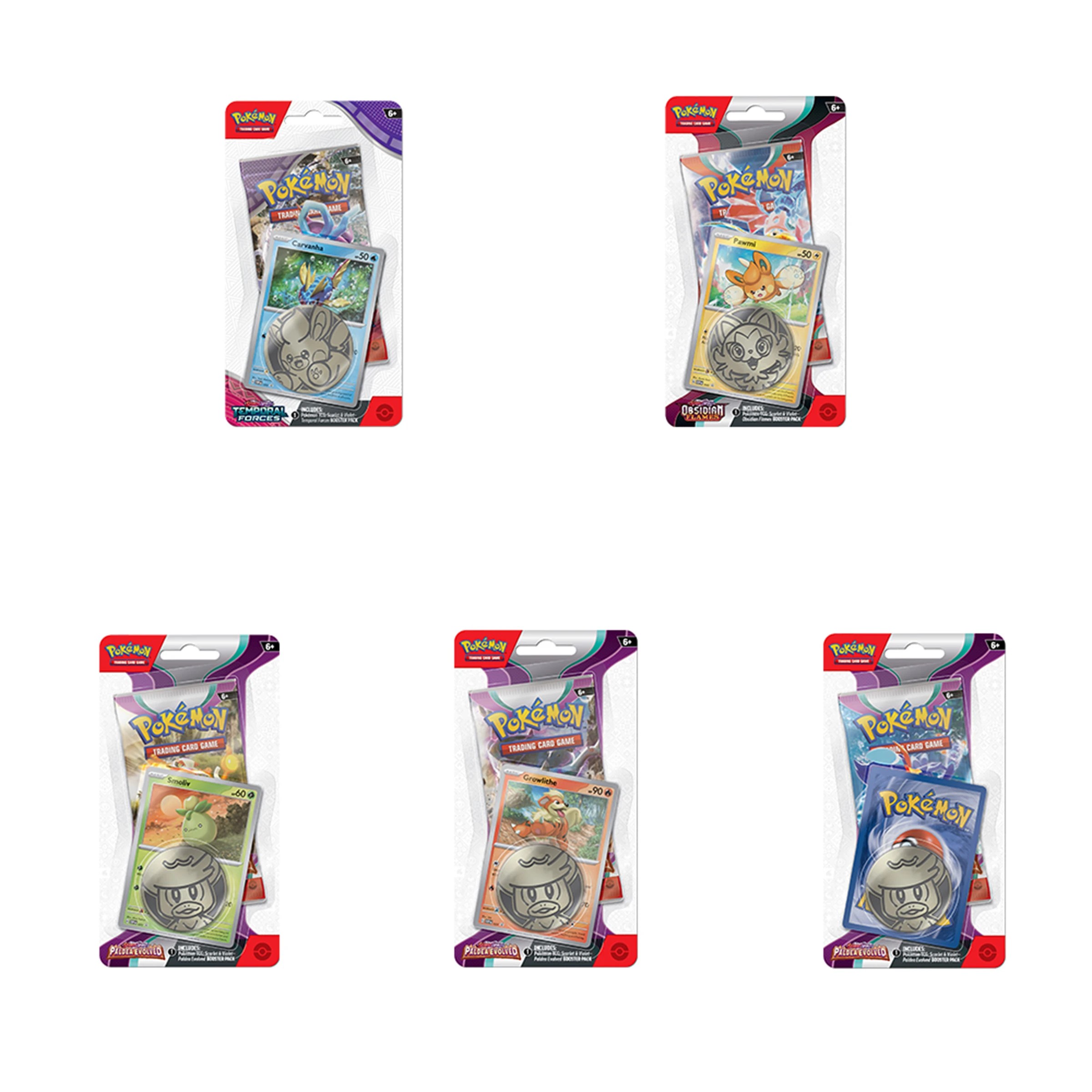 9 Pokemon Trading Card Game: Mega Evolution Pack - Assorted, 9 of 9