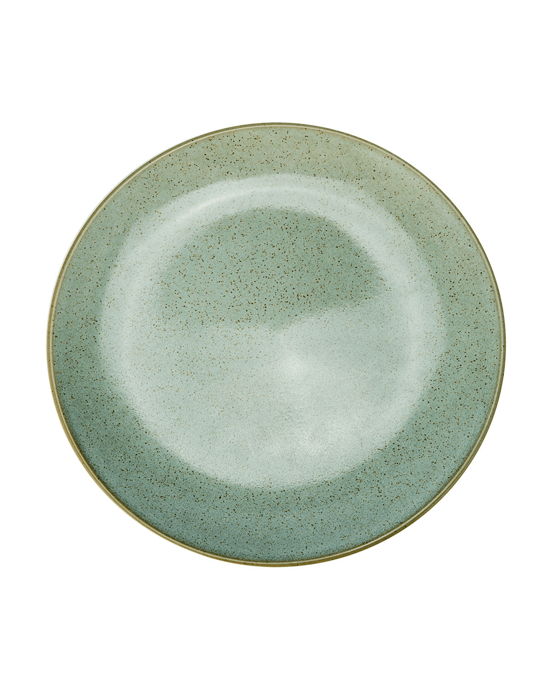 2 Green Glazed Dinner Plate, 2 of 5