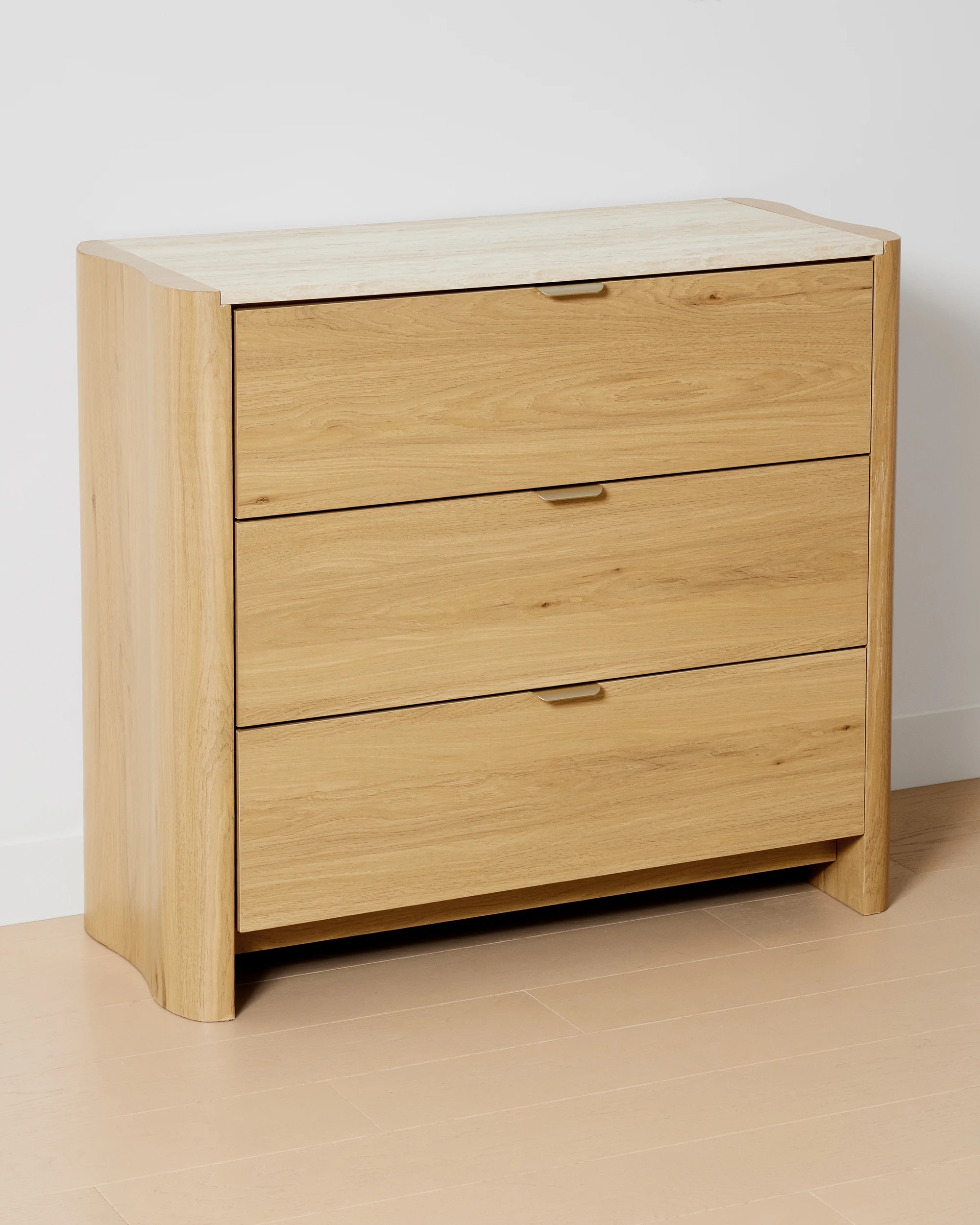 2 Hazel 3 Drawer Chest - Oak, 2 of 7
