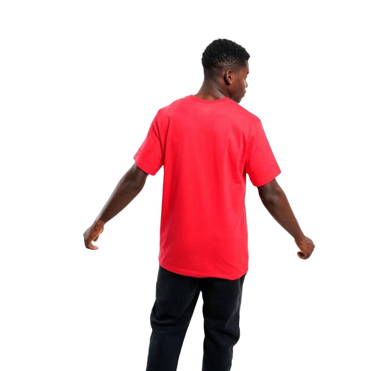 5 Nike Mens NBA Chicago Bulls Logo Essential Red Short Sleeve T-Shirt RED, 5 of 5