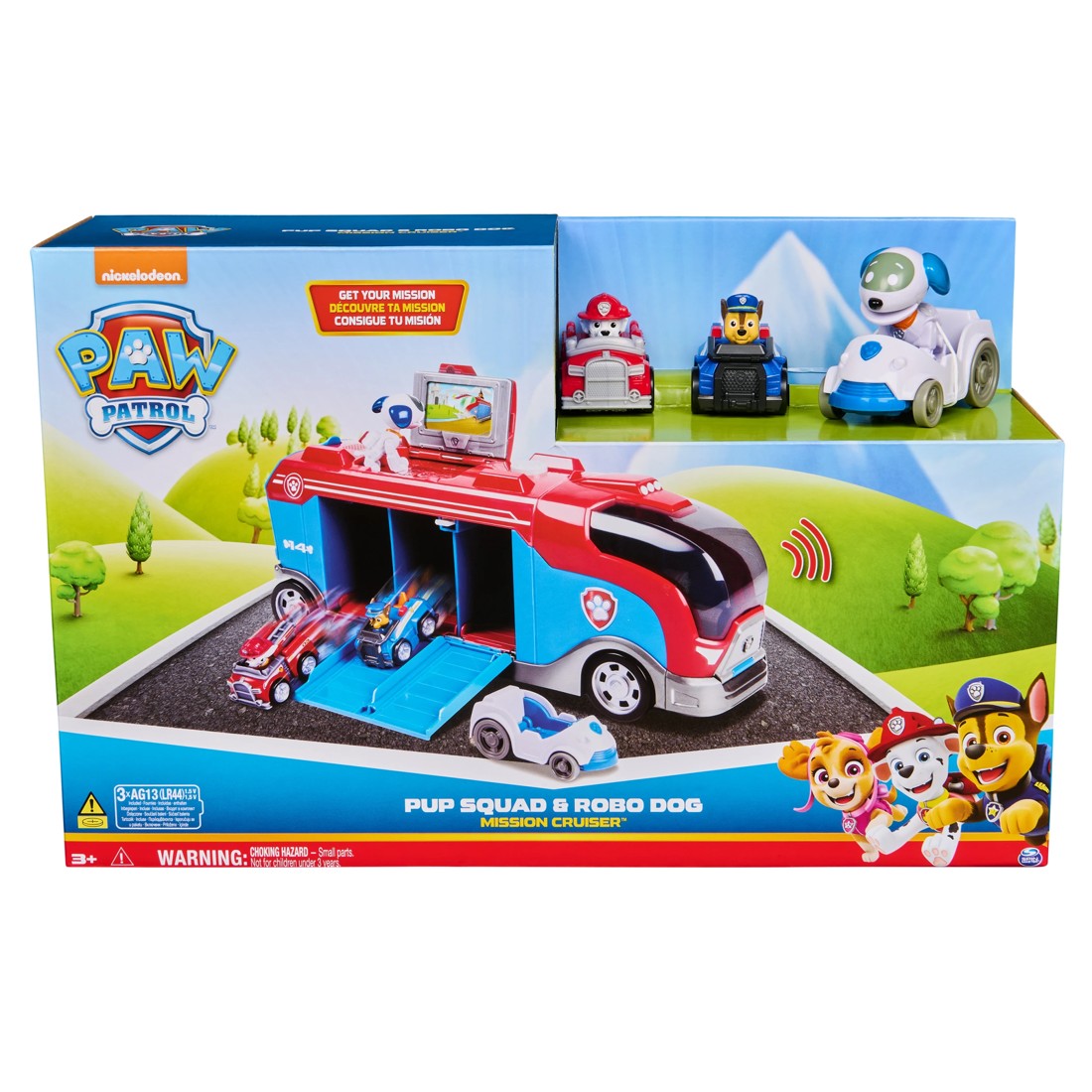 2 Nickelodeon PAW Patrol Pup Squad & Robo Dog Mission Cruiser, 2 of 7