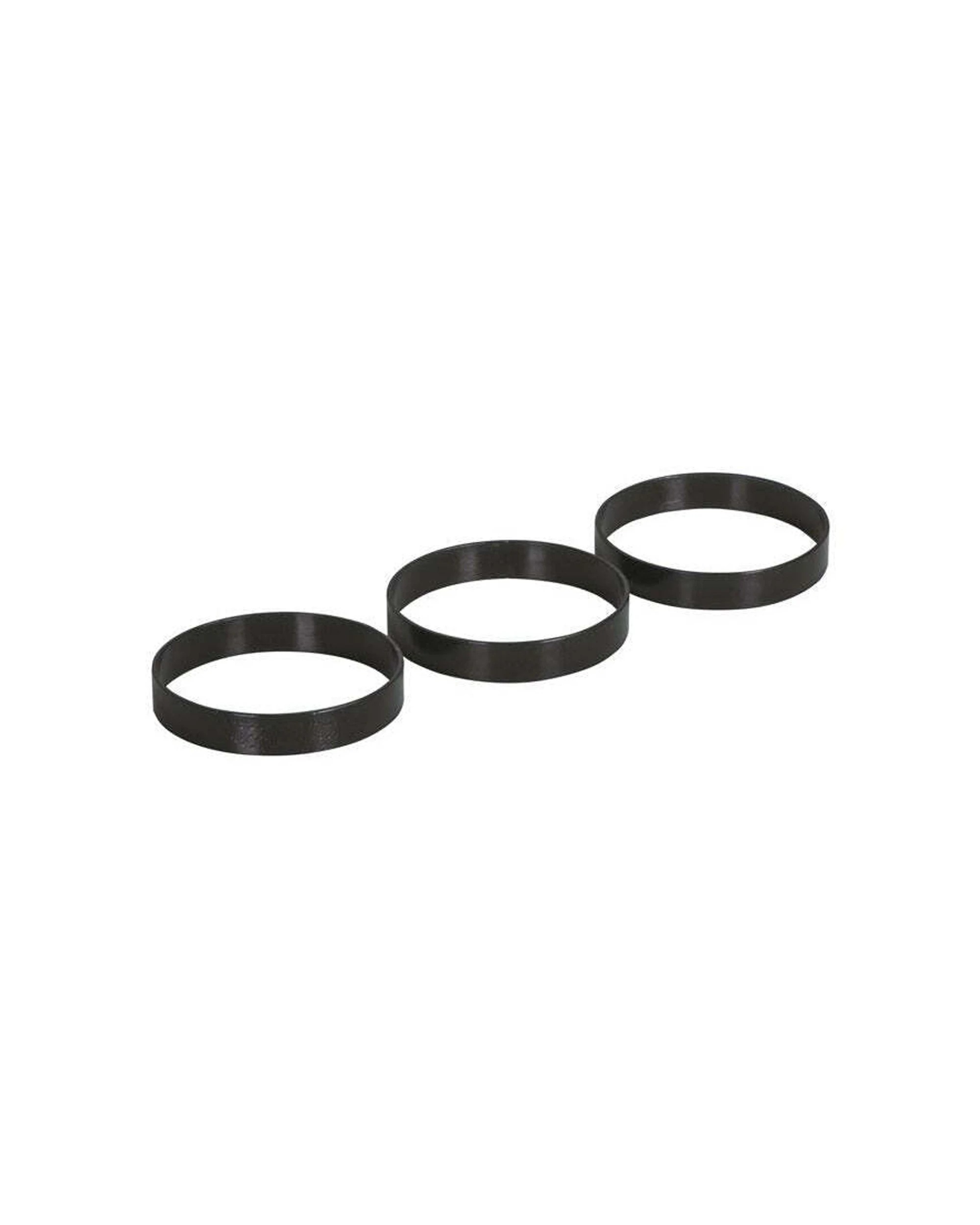 1 Avanti 3pc 7.5cm Non Stick Egg Rings Kitchen Cooking Utensil Set for Home Use - Black, 1 of 1