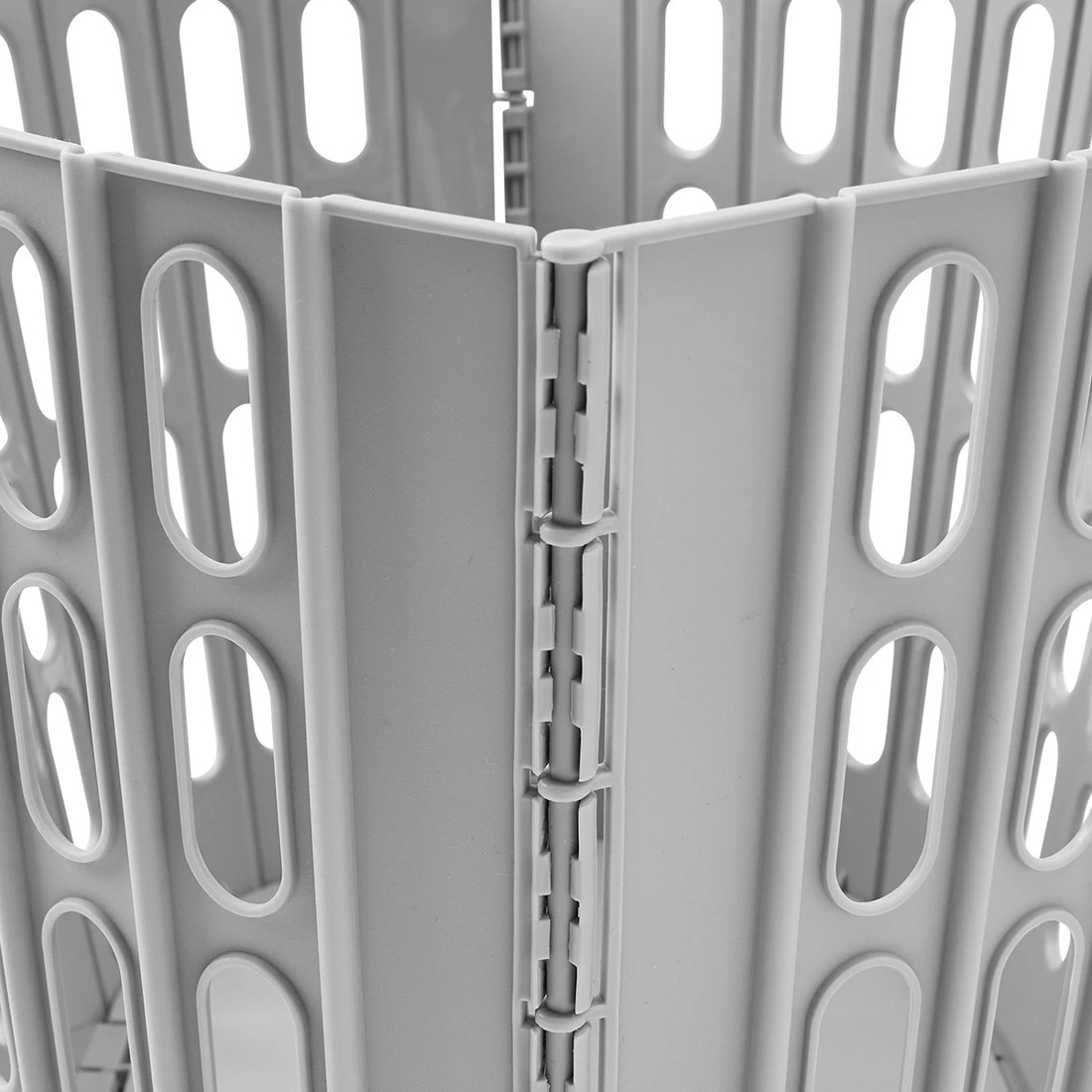 9 Collapsible Laundry Basket - Grey, 9 of 10