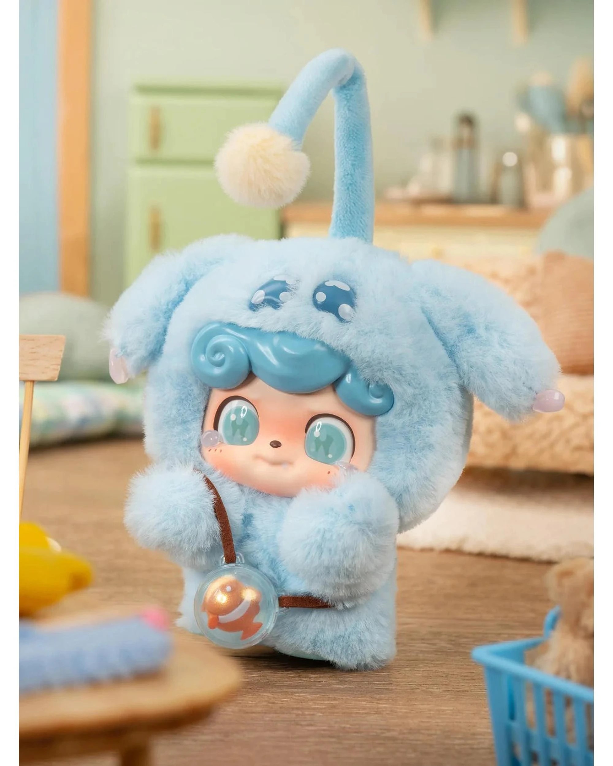 8 Jotoys Q.KID Emotional Hairy Monsters Plush Blind Box, 8 of 10