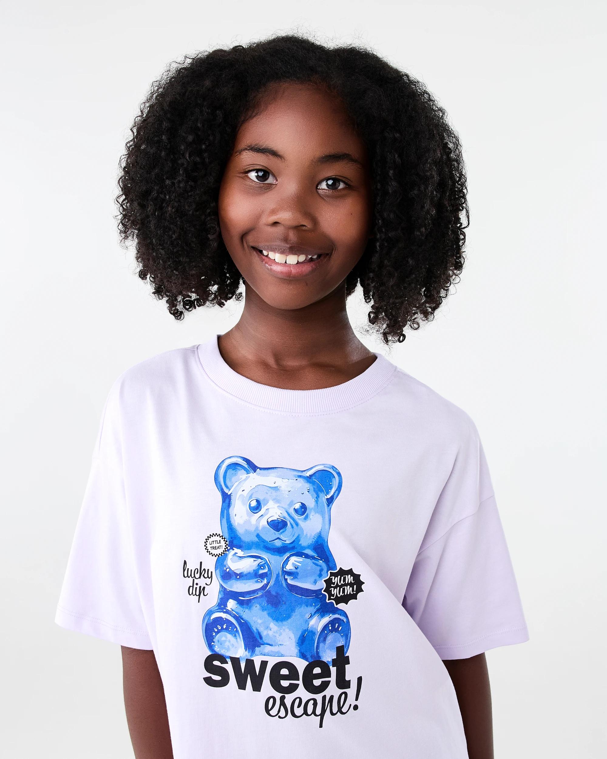 3 Oversized T-shirt Prpl Bear, 3 of 8