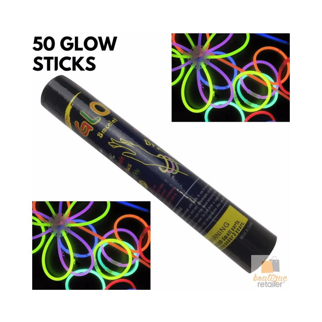 5 BR Toys Glow Sticks Party Necklace - 50 Pack, 5 of 6
