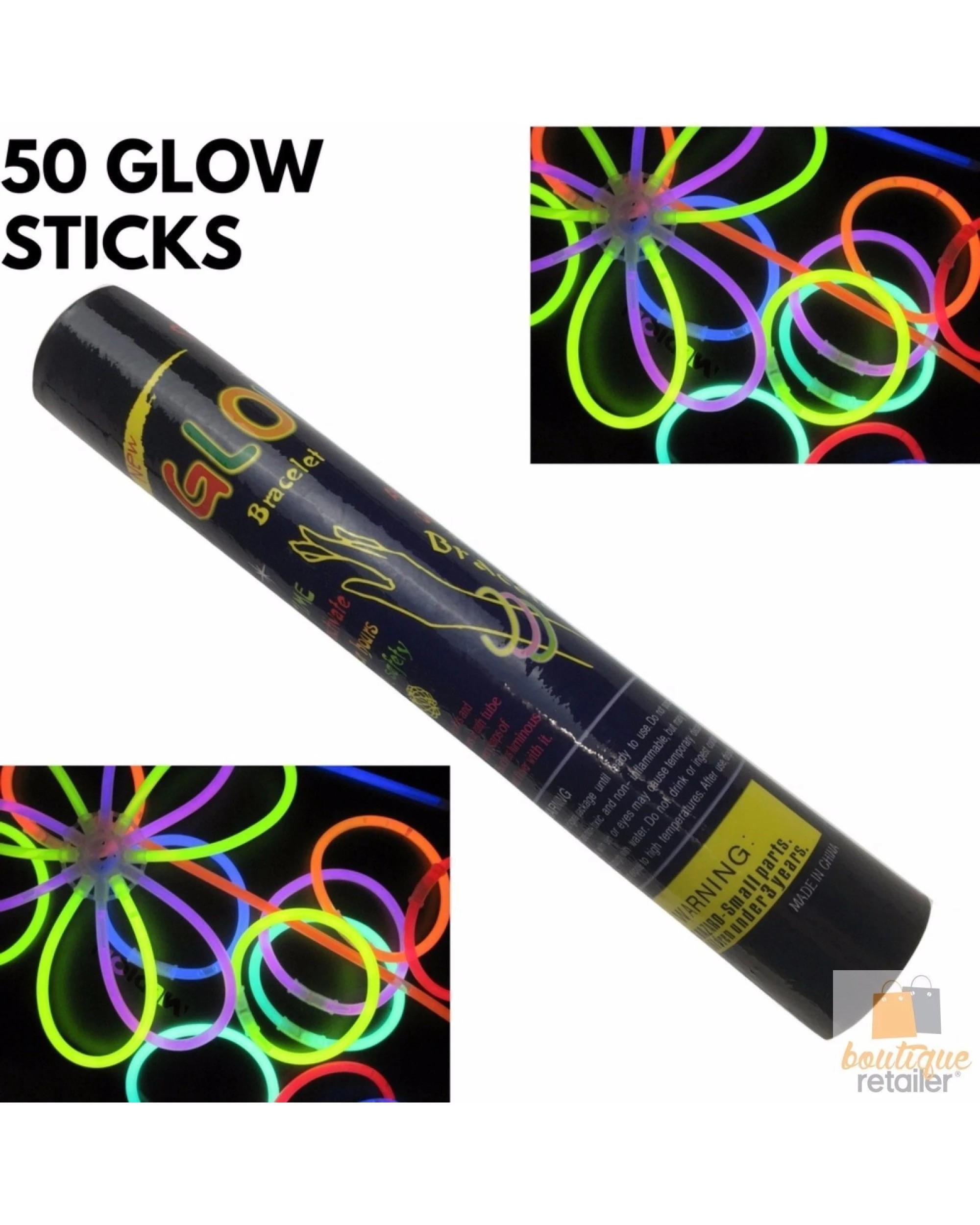 5 BR Toys Glow Sticks Party Necklace - 50 Pack, 5 of 6