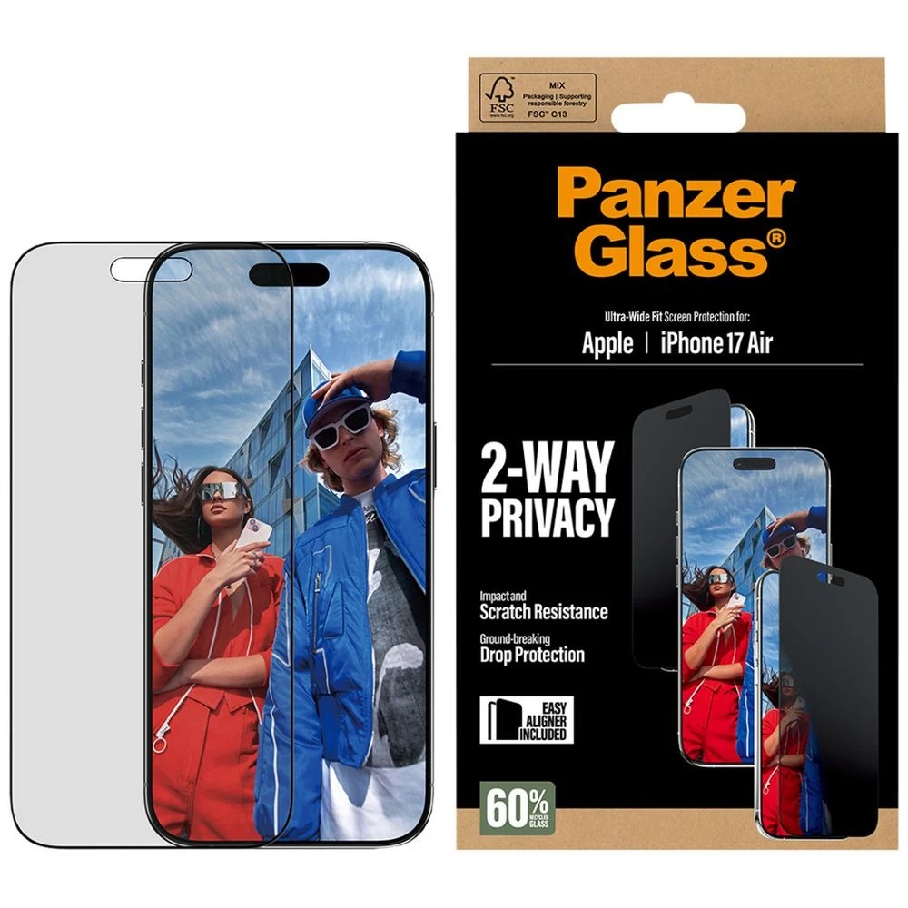 1 PanzerGlass Privacy Screen Protector iPhone Air, 1 of 3