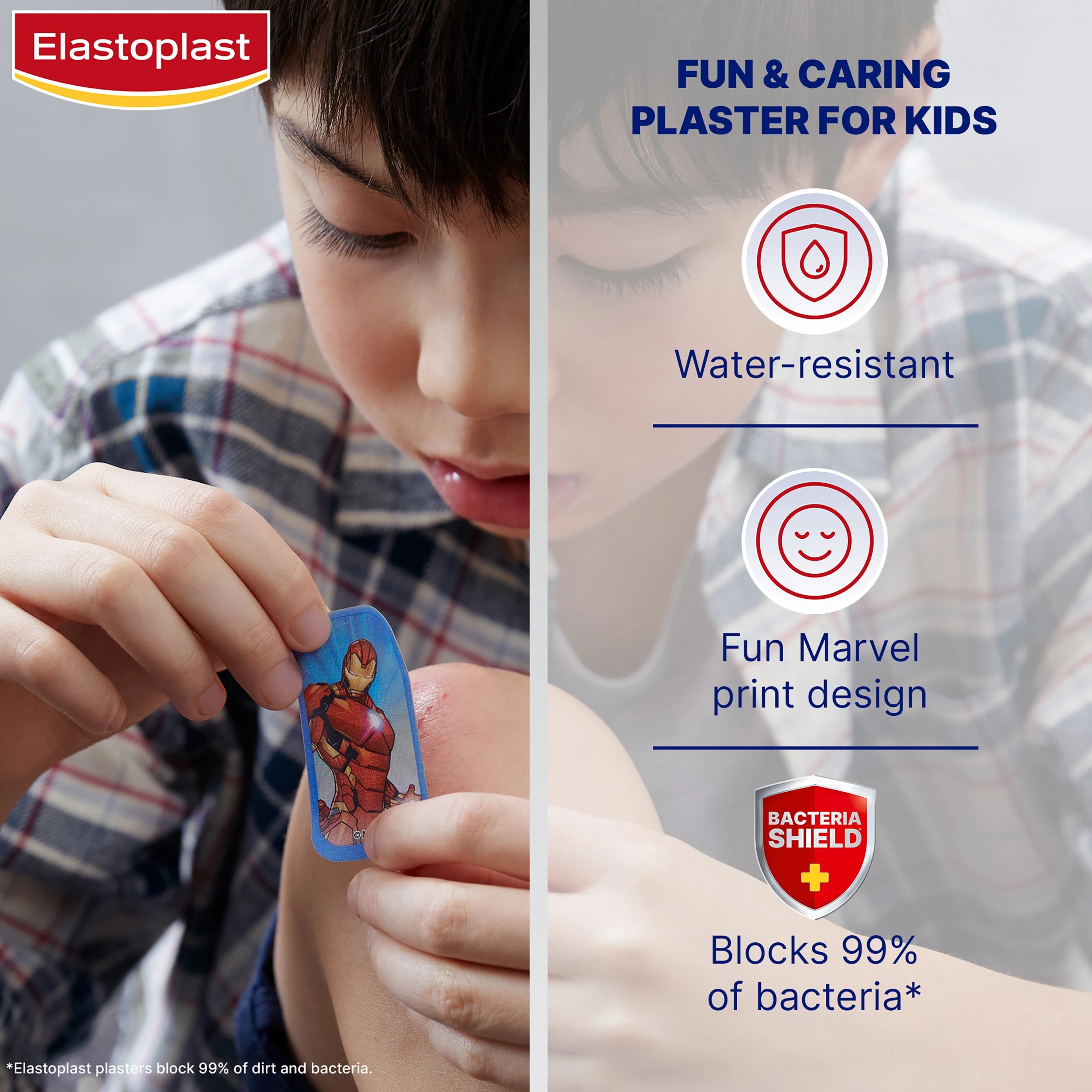 3 20 Pack Marvel Elastoplast Plasters, 3 of 10