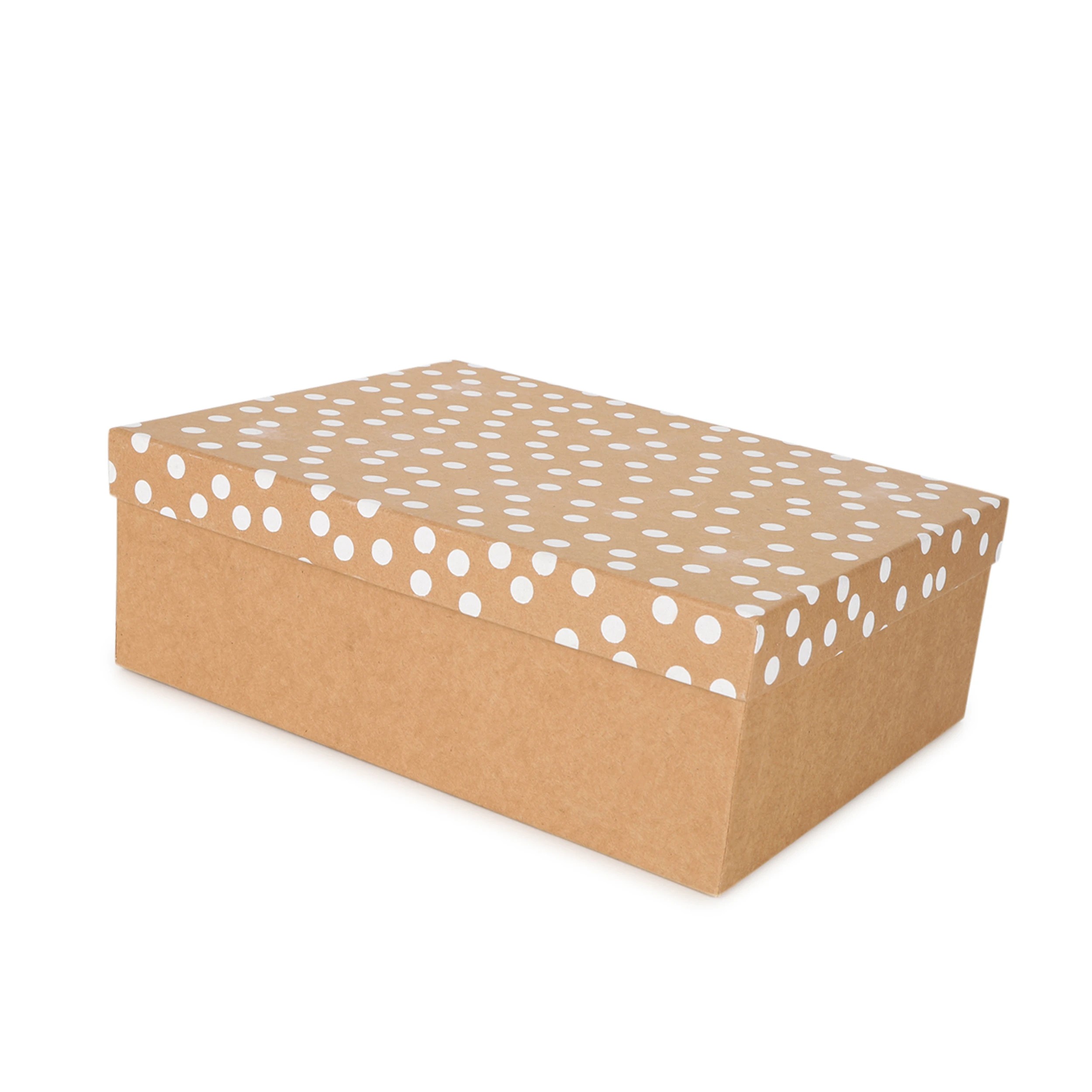2 Kraft Gift Box with White Dots - Extra Large, 2 of 7