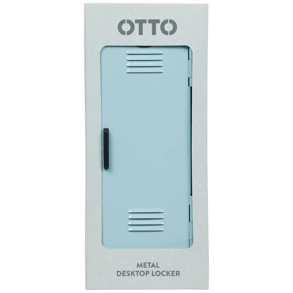 2 Otto Metal Desktop Locker Pastel Green, 2 of 4