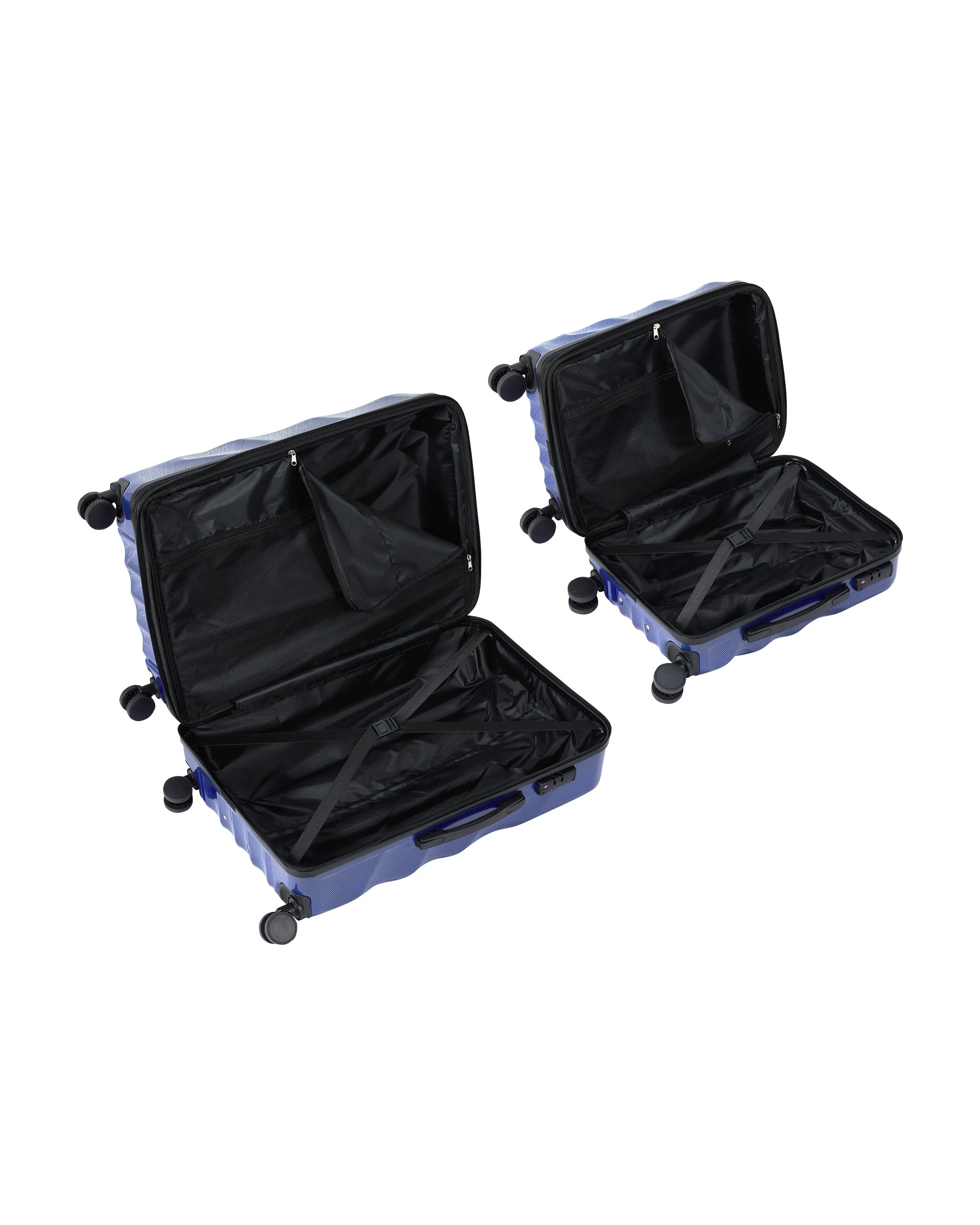 3 2 Piece Clamshell Hard Case Set - Blue, 3 of 8