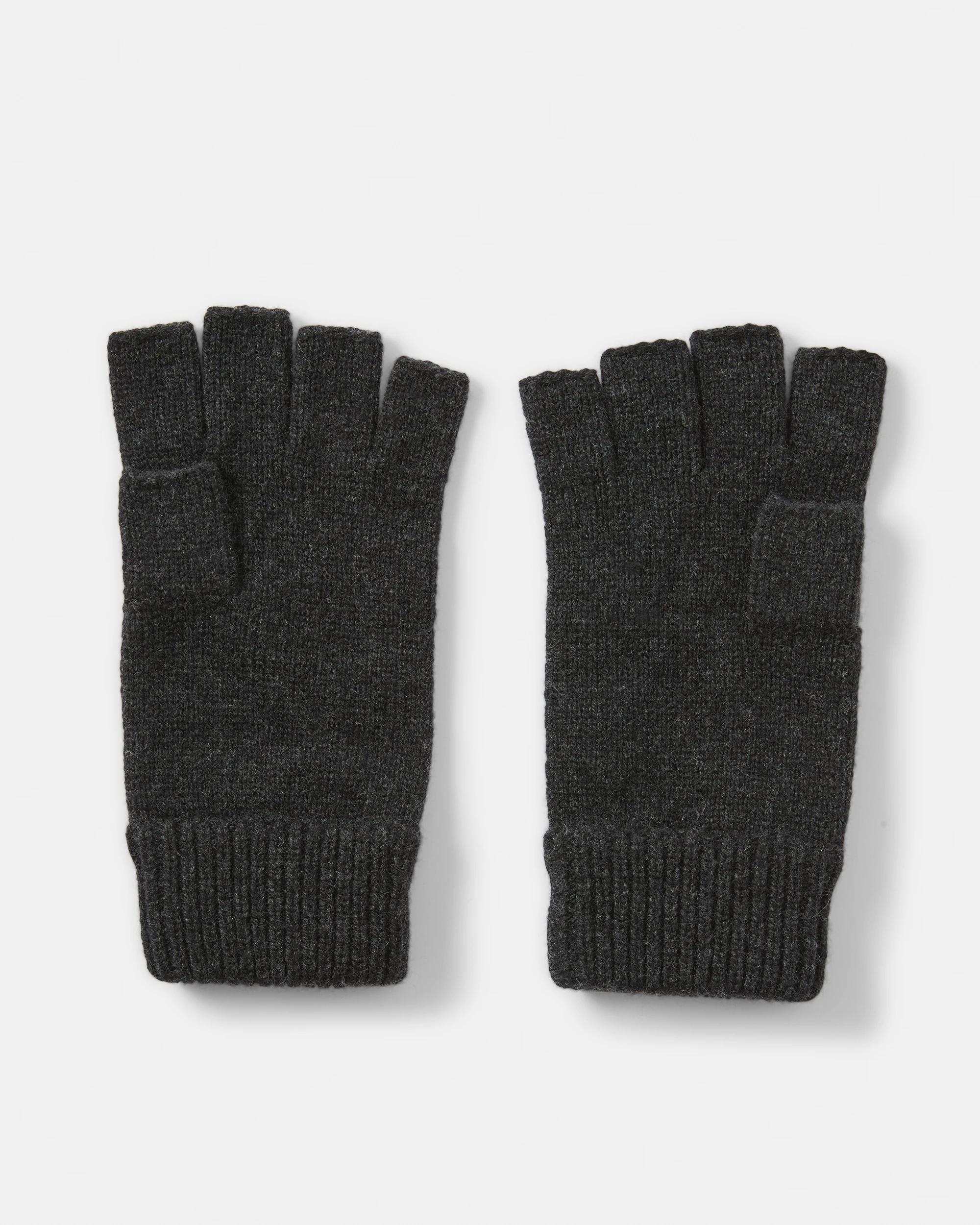 2 Wool Fingerless Gloves Gry Chmrle, 2 of 3