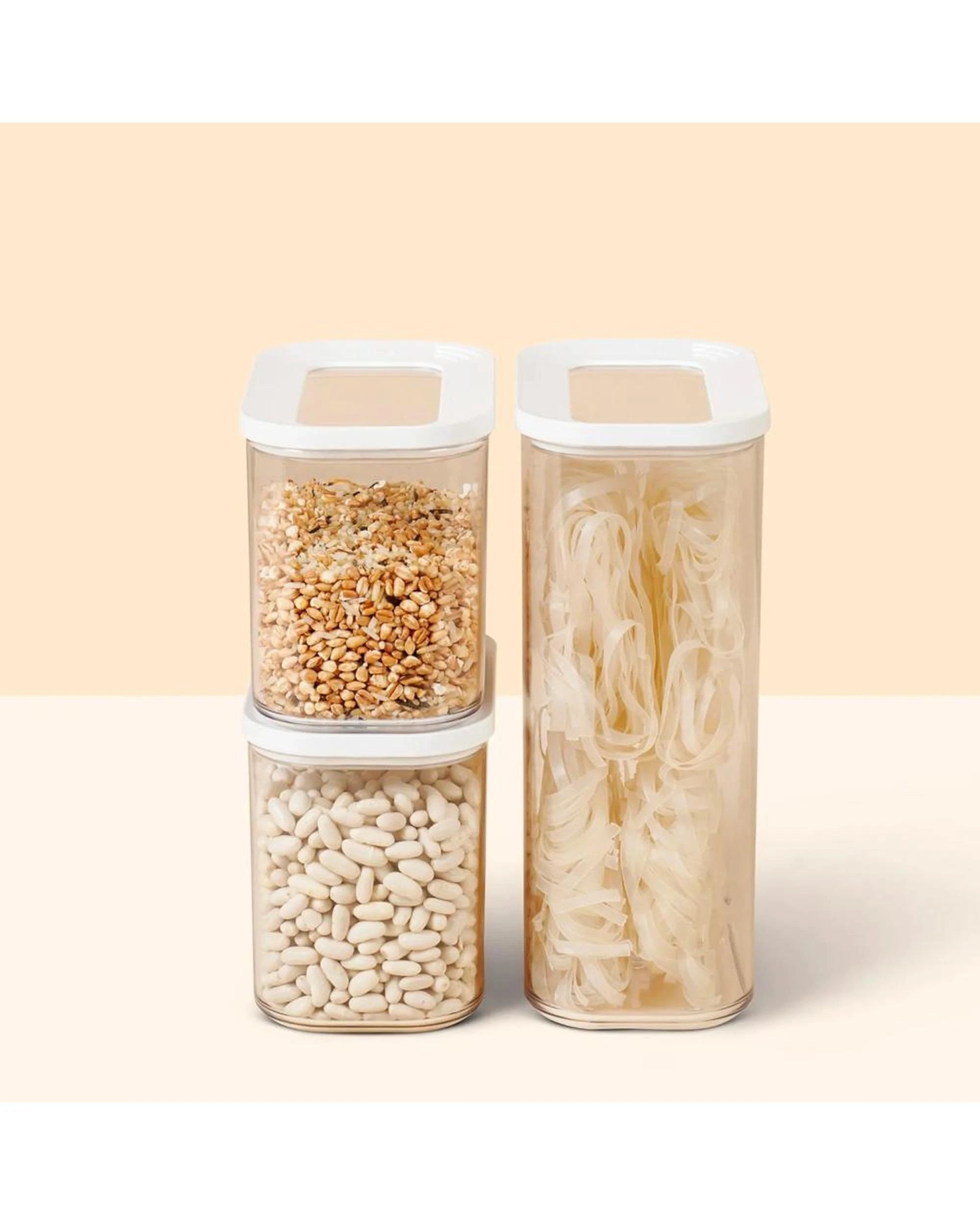 4 Mepal Modula Rectangular 9 Piece Starter Set Storage Box Set 9pc  White, 4 of 8