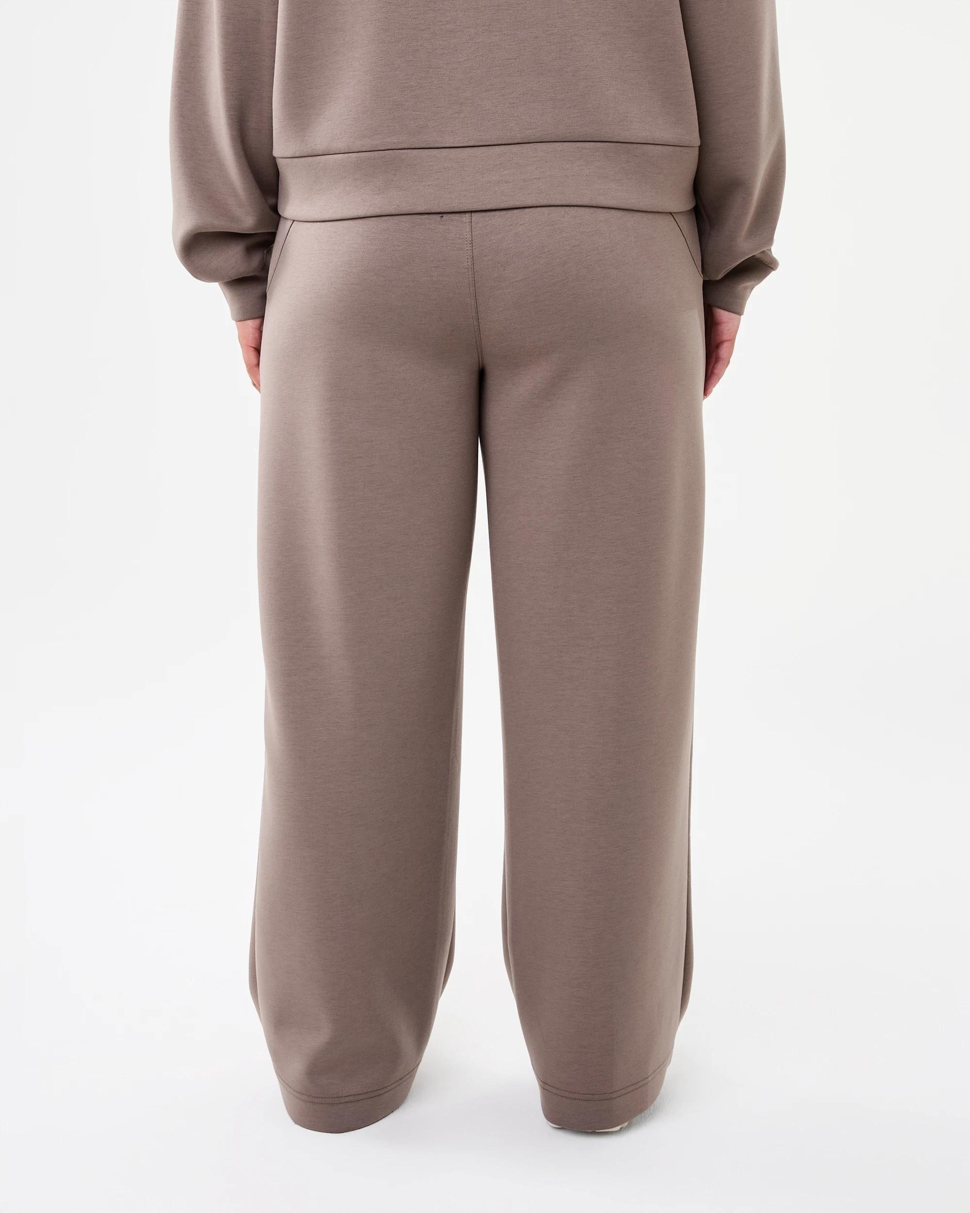 3 Everlast Womens Evercomfort Wide Leg Trackpants Mushroom, 3 of 7